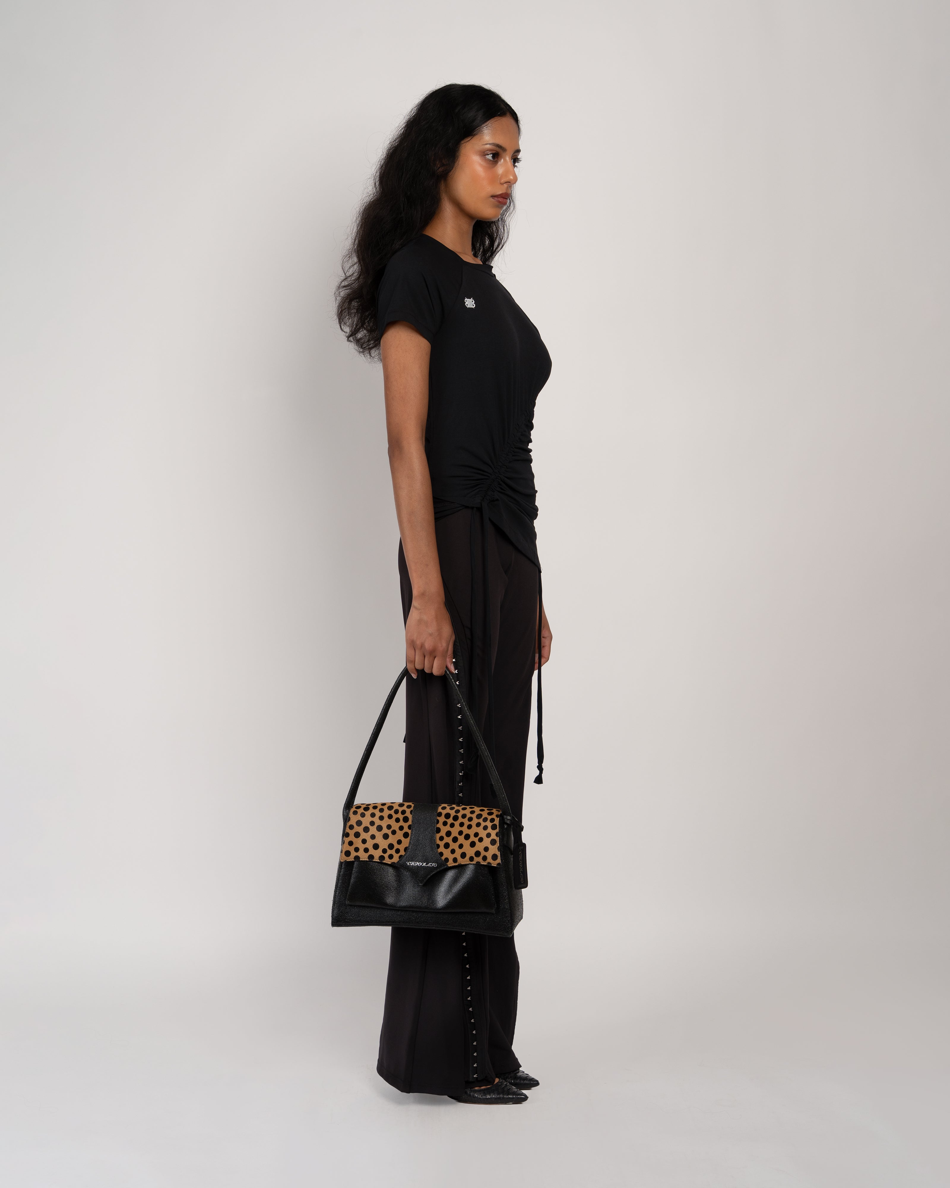 Black Hooked Pant