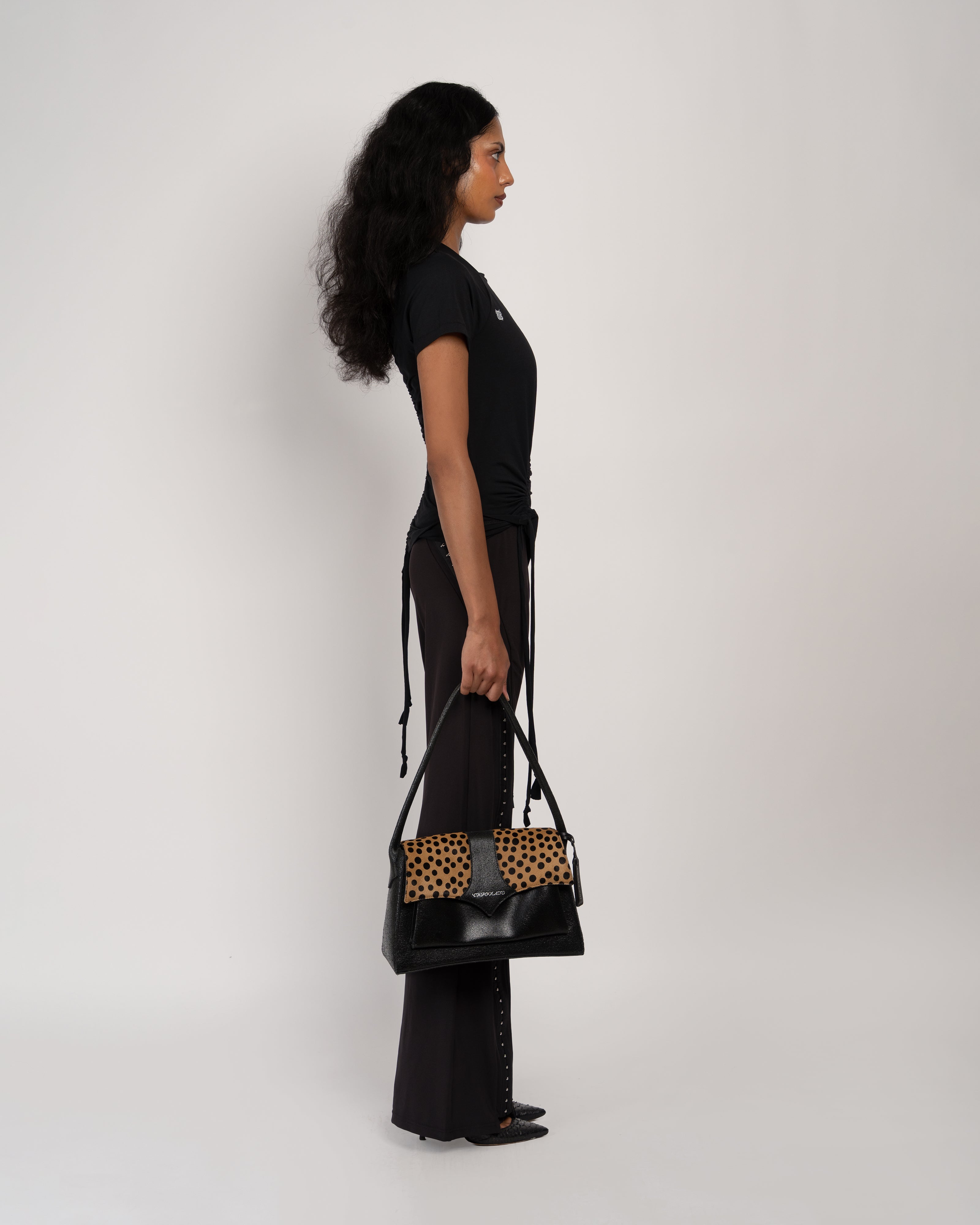 Black Hooked Pant