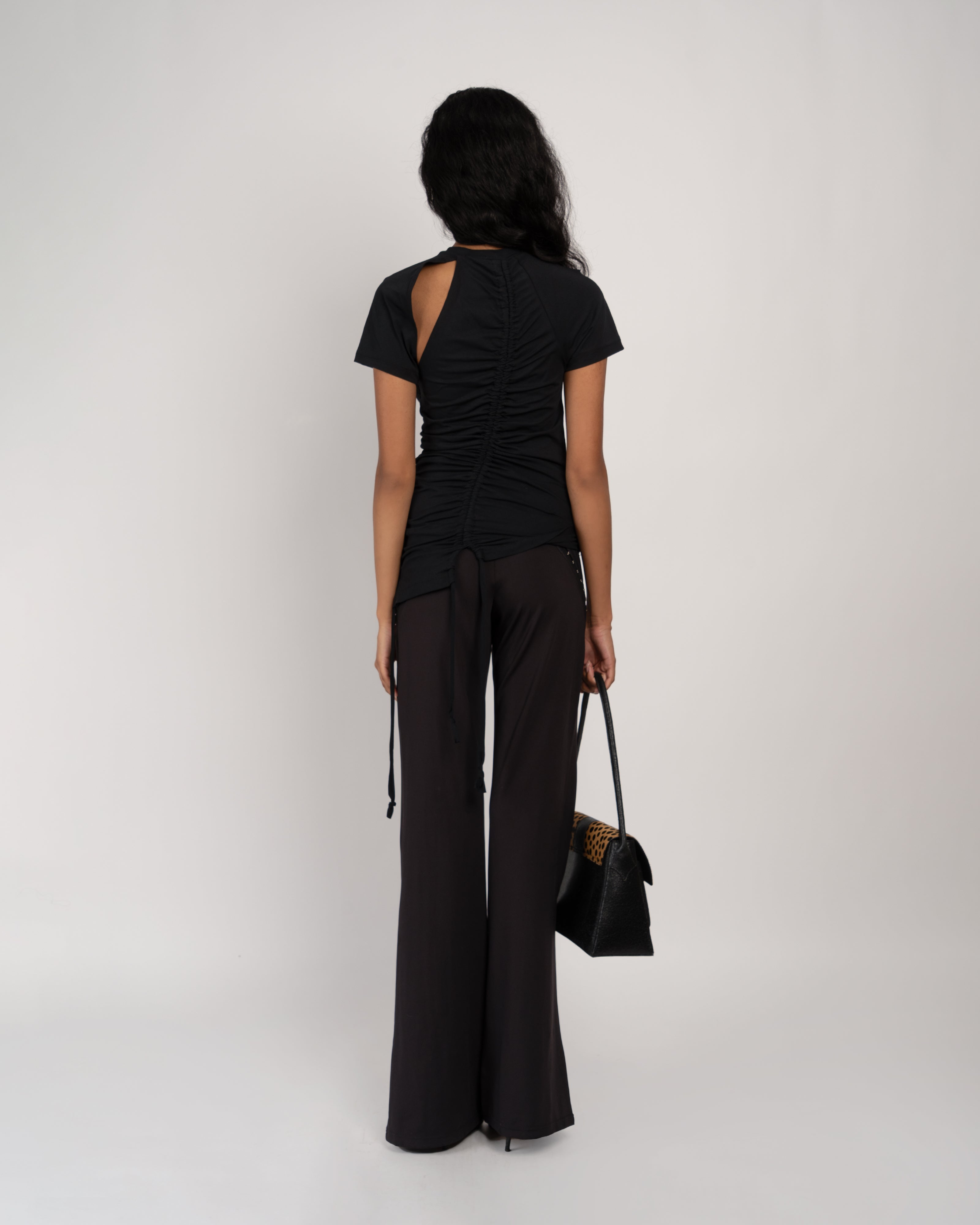 Black Hooked Pant