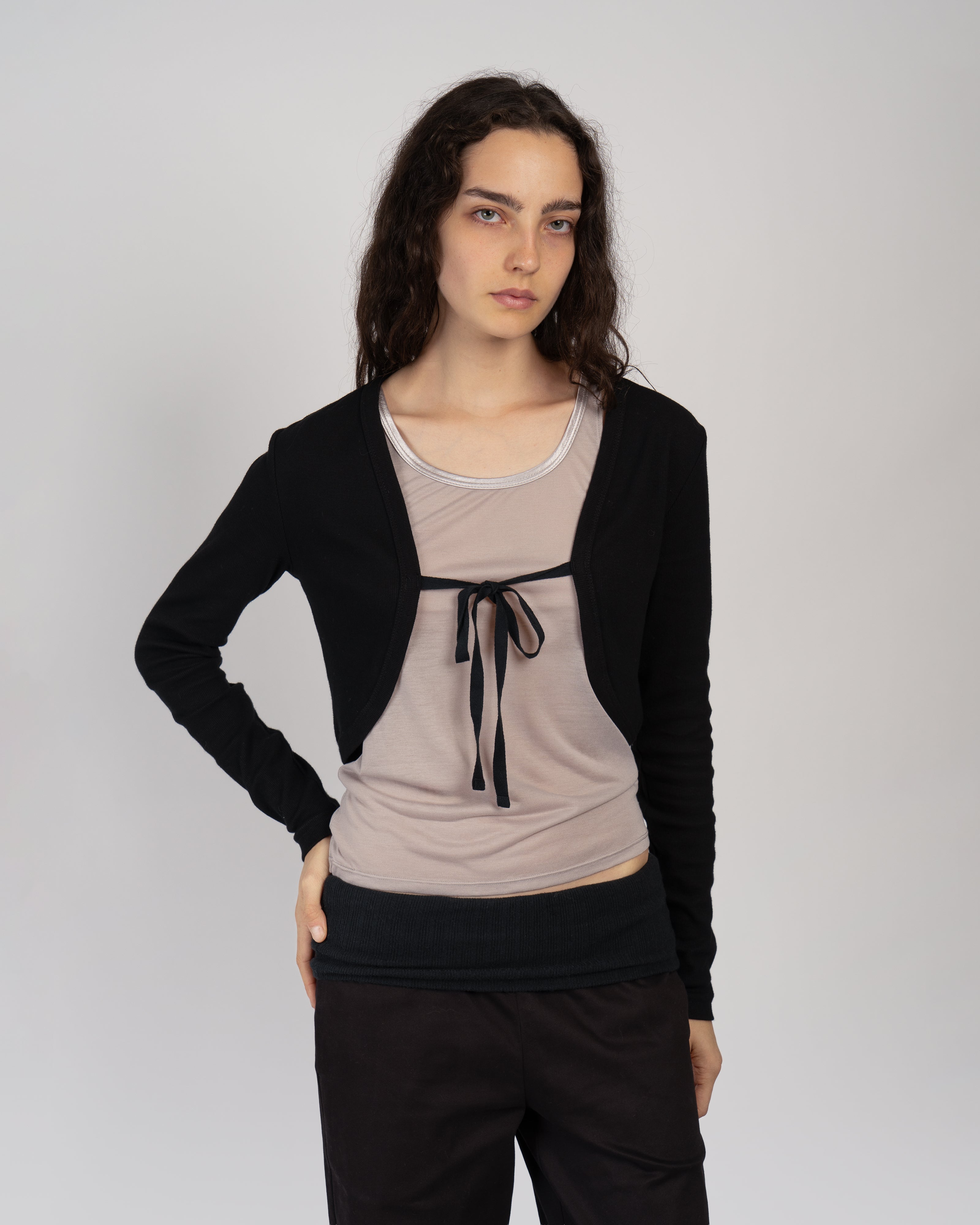 Black Miss You Cardigan