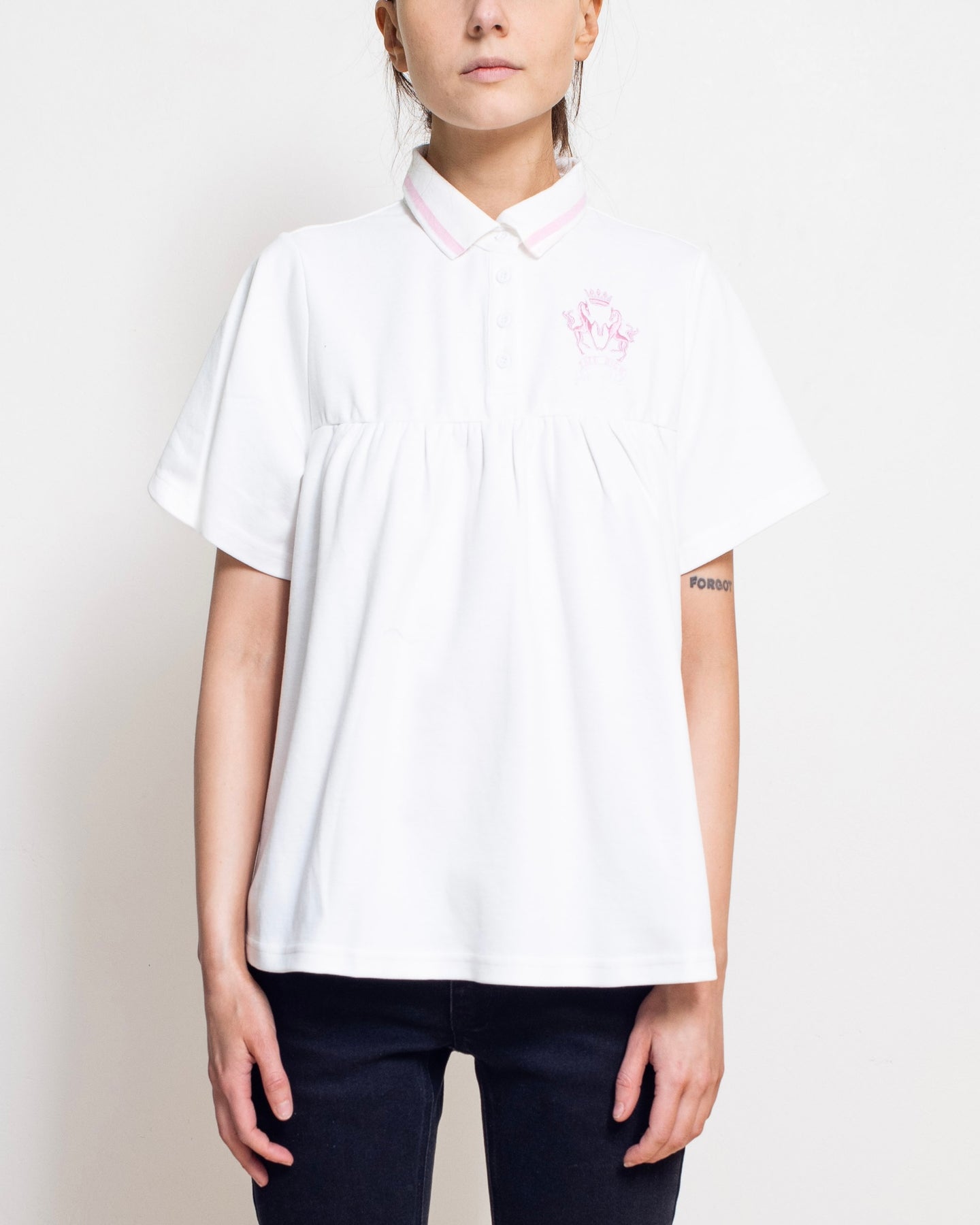 Peplum Polo Shirt