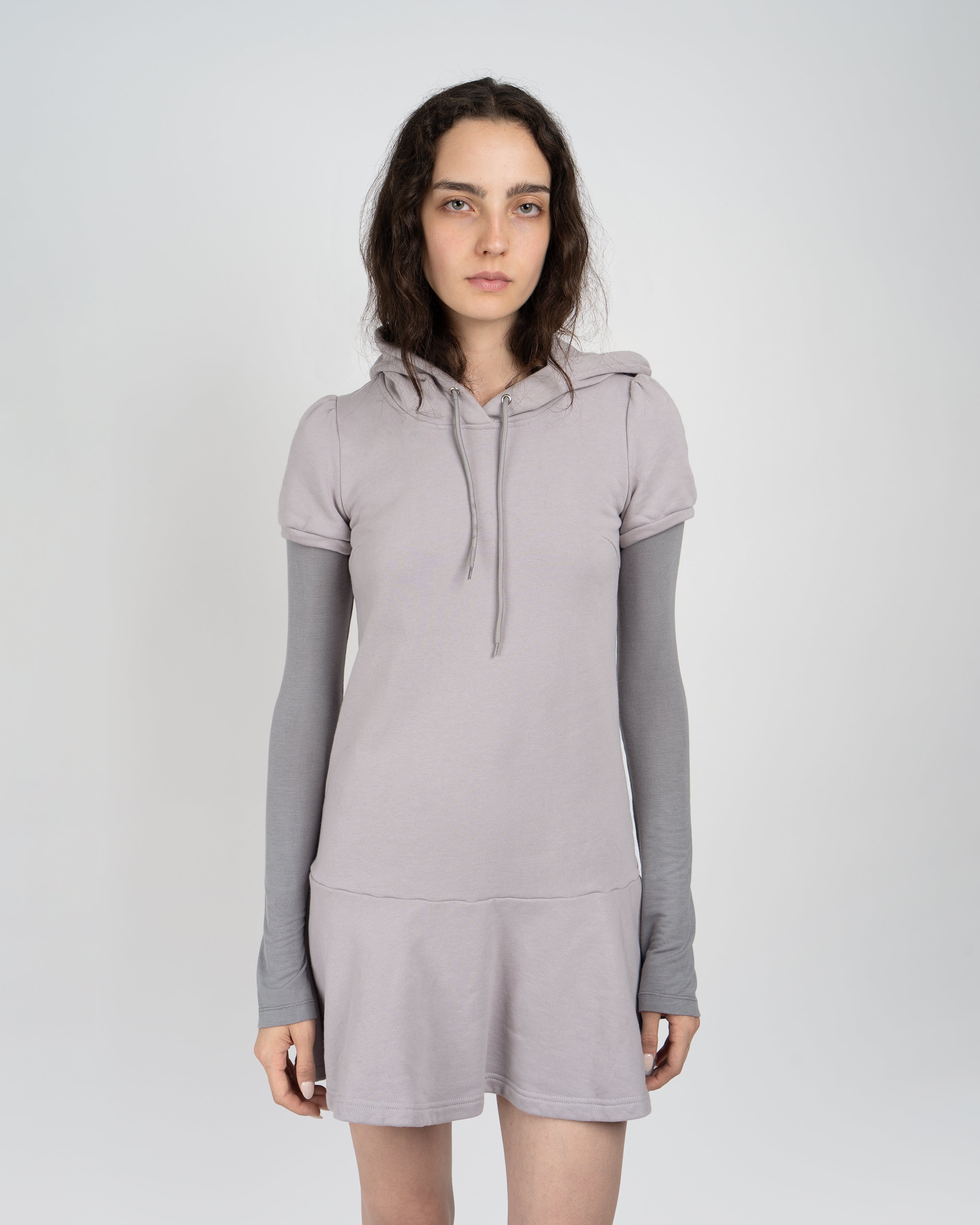 Lavender Gray Agnes Hoodie Dress