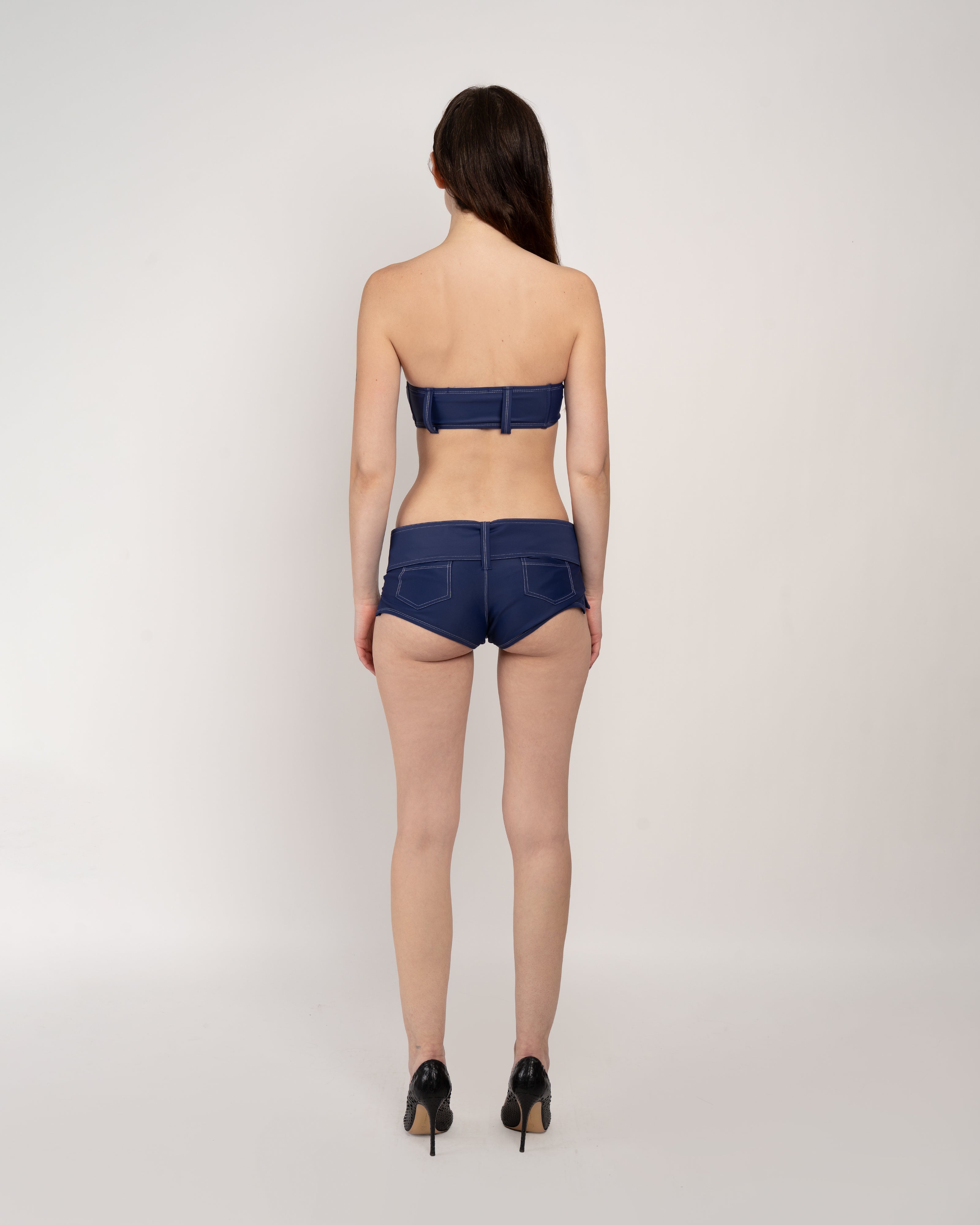 Bandera Bandeau Top in Navy