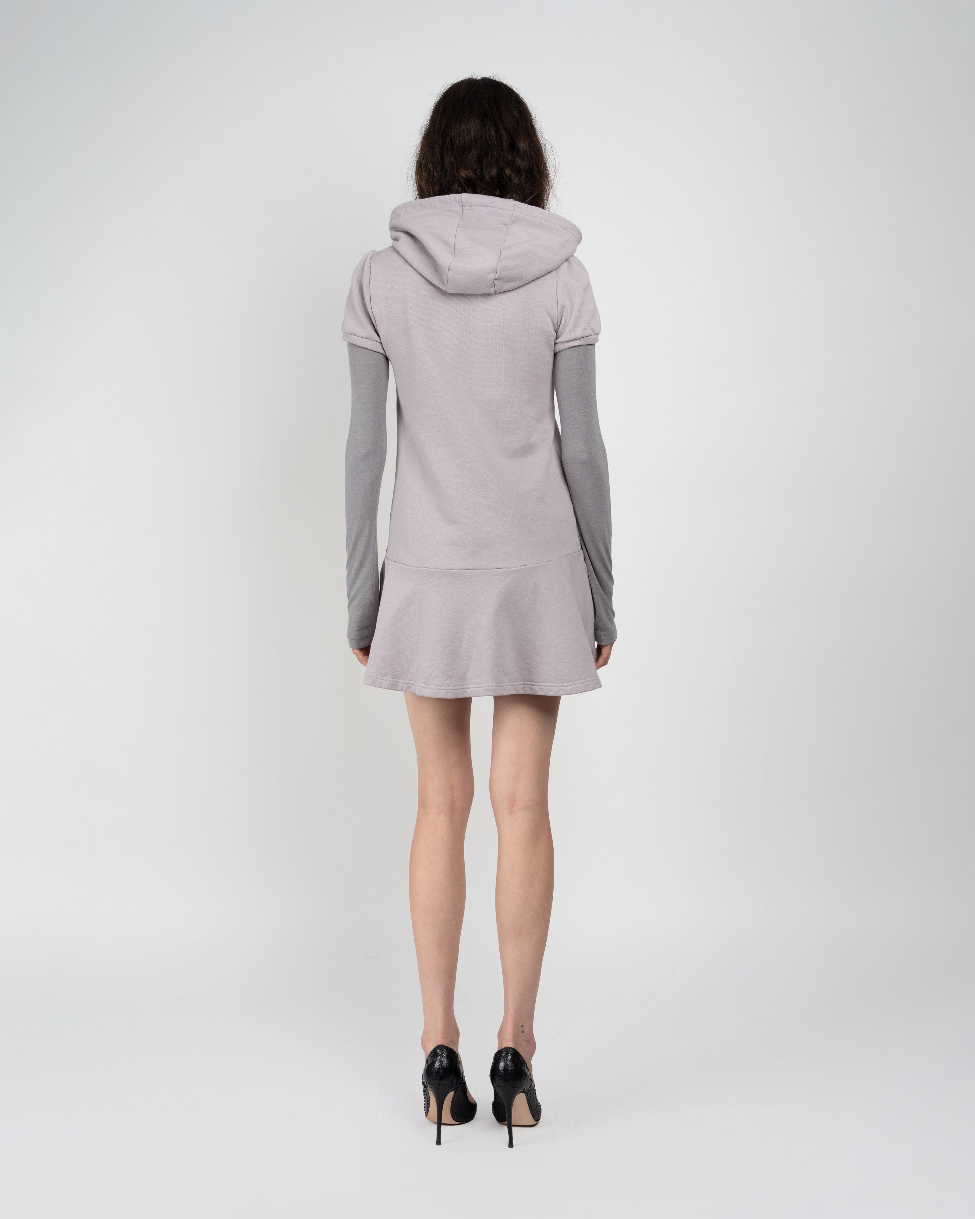 Lavender Gray Agnes Hoodie Dress