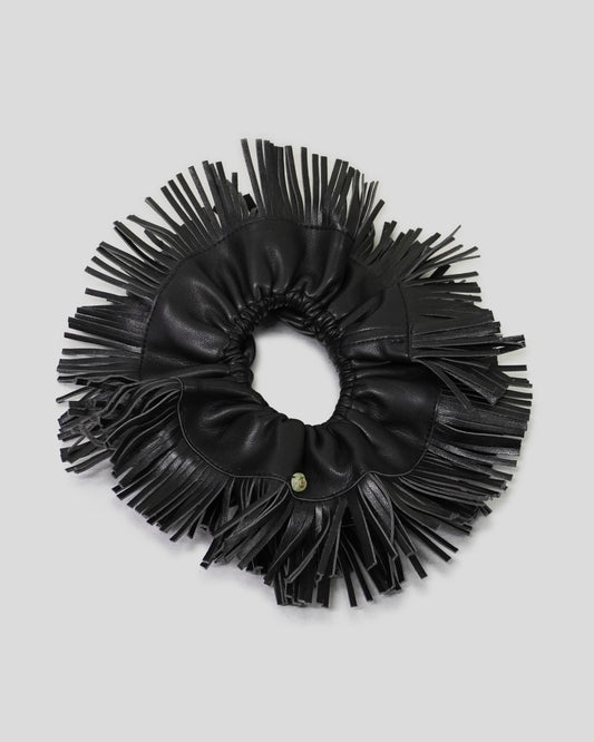 Hawthorne Leather Scrunchie