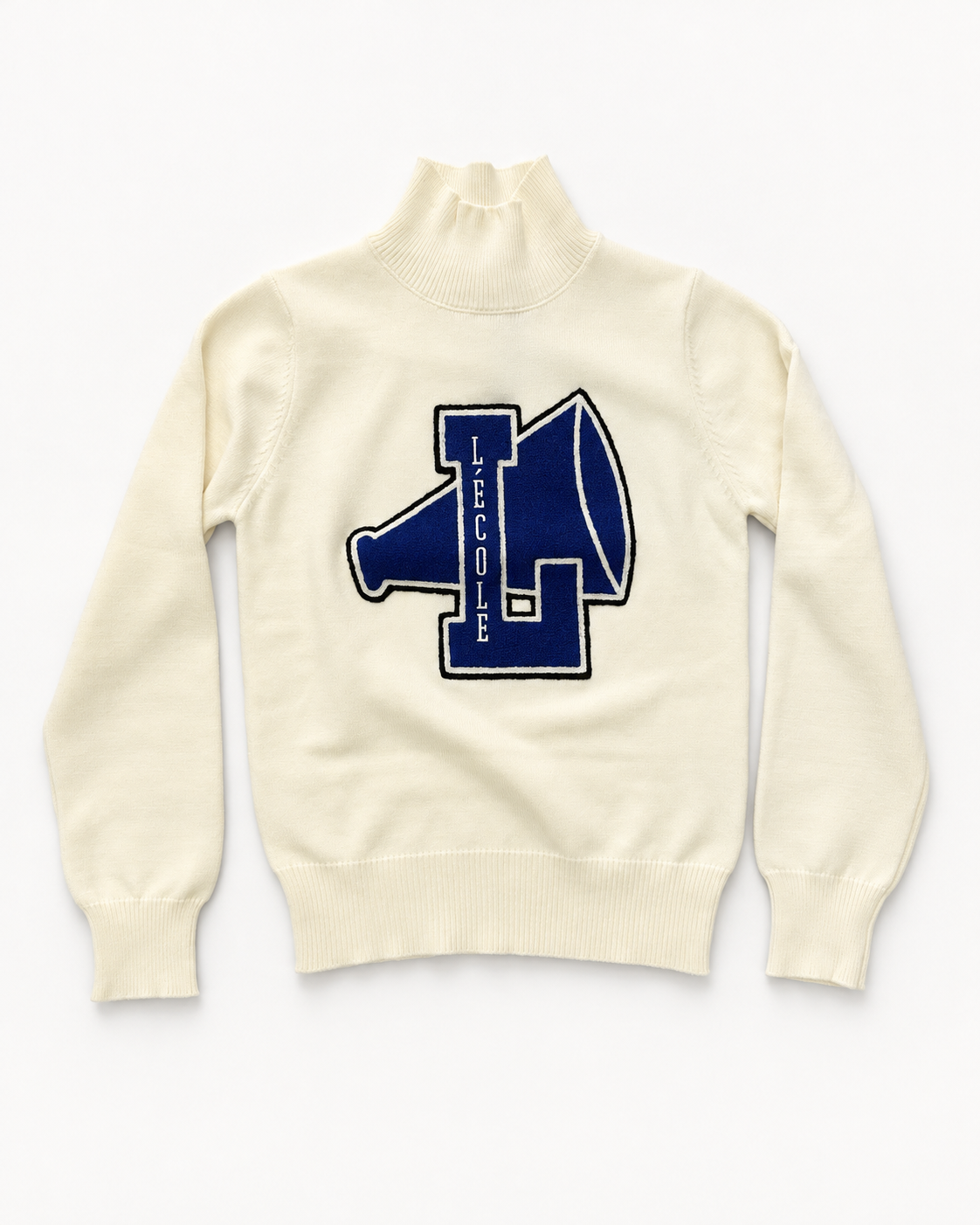 Blue Cheerleader Sweater