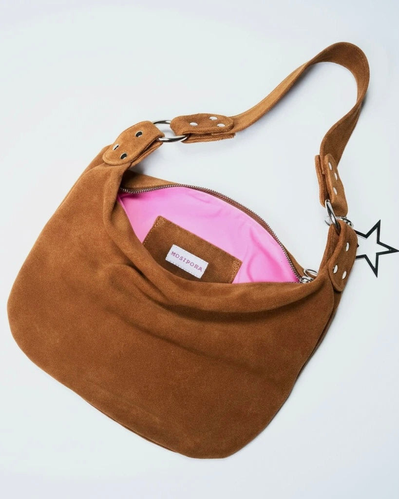 Star Bag in Brown Suede