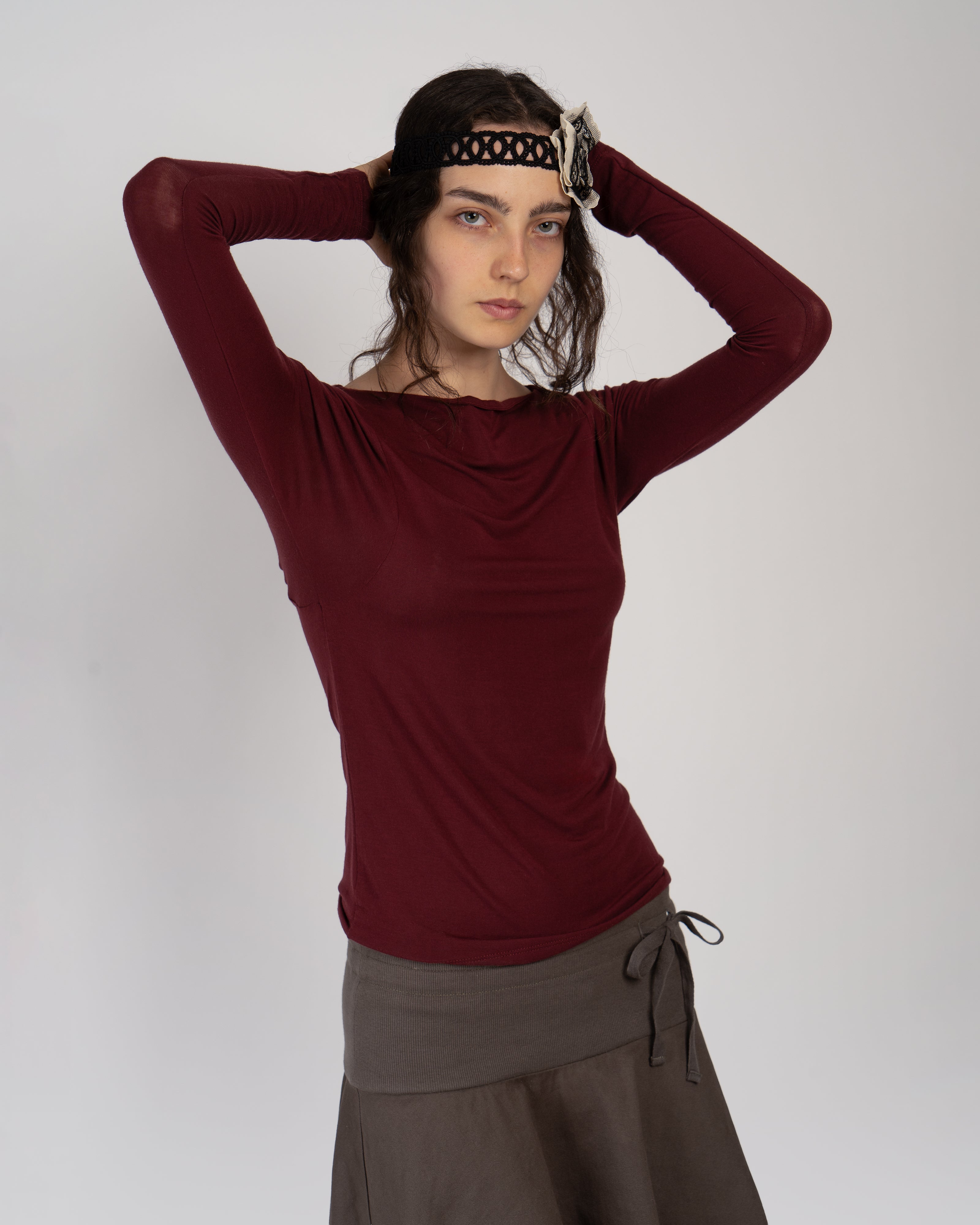 Plum Turn Back Time Top
