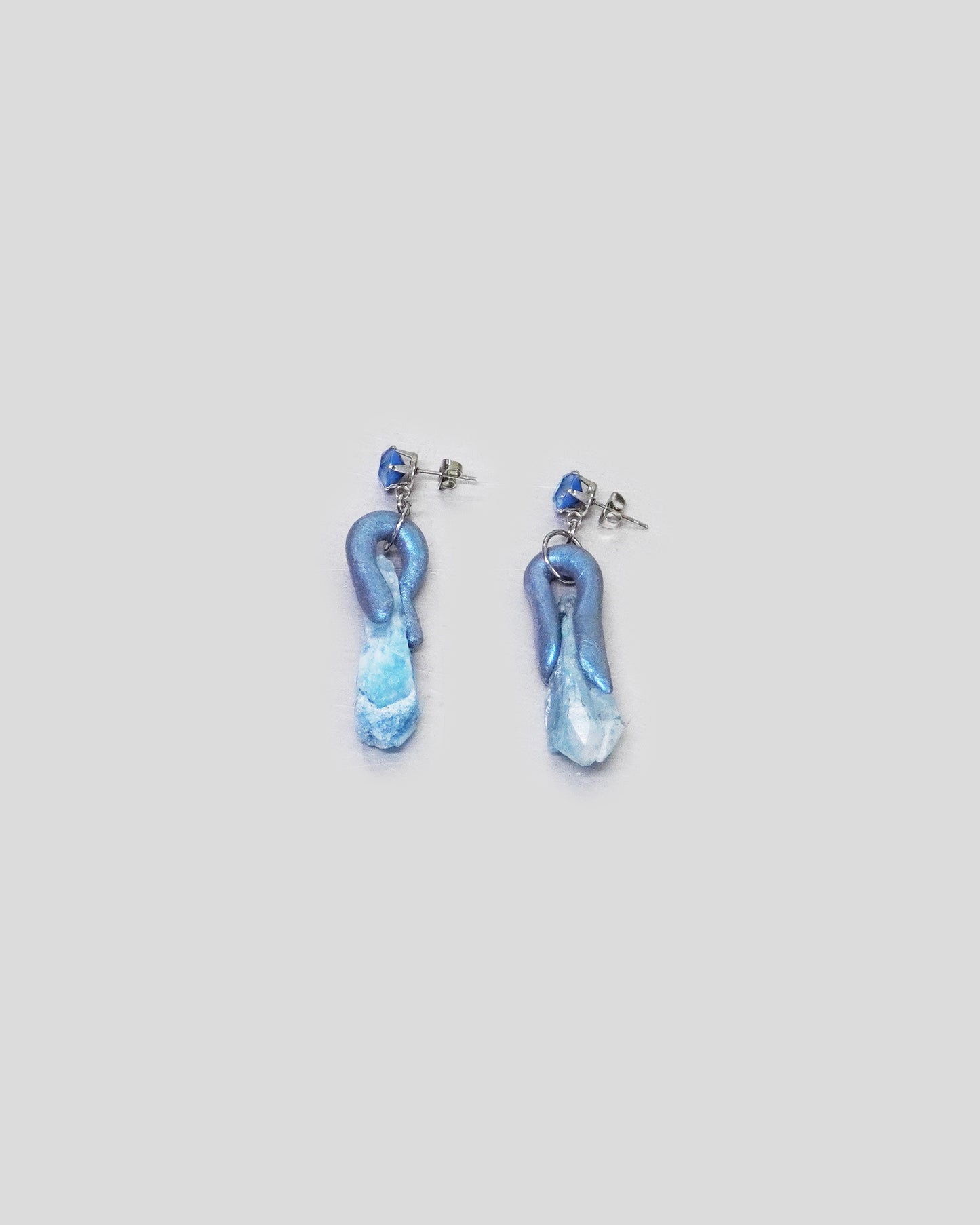 Emma Pryde - Blue Stone Drop Earrings