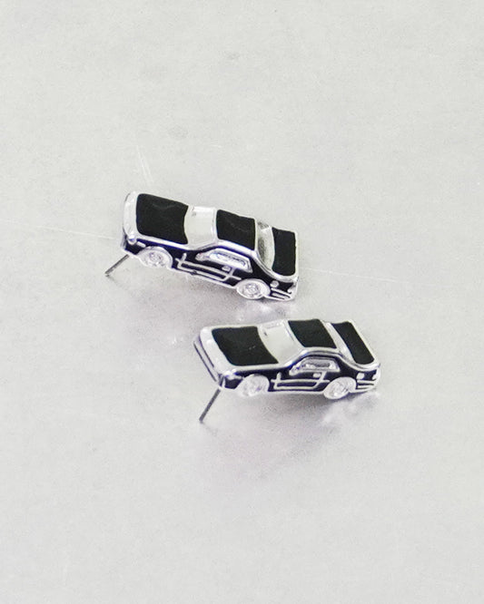 Black Traffic Jam Earrings