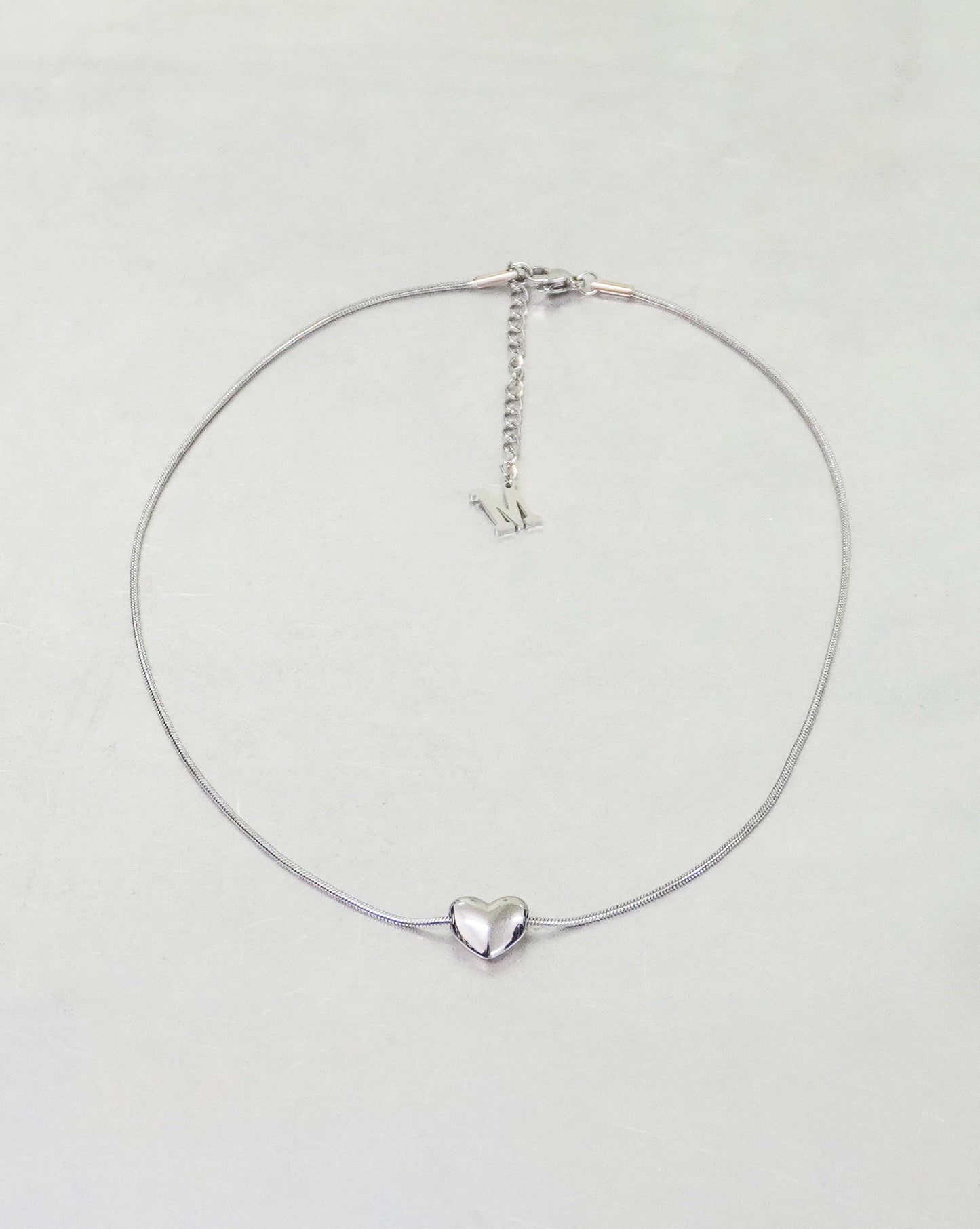 Marland Backus - Silver Baby Heart Necklace