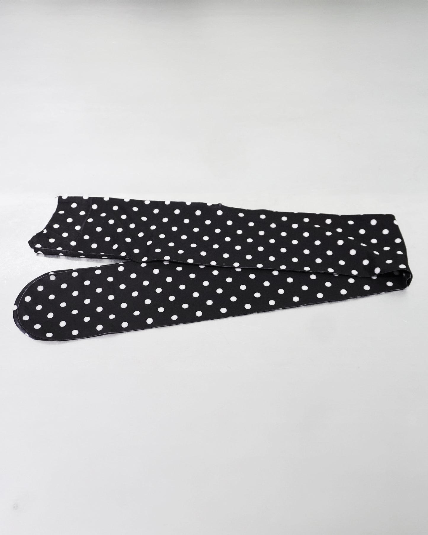 Lauren Perrin - Black / White Tights with Small Polka Dots
