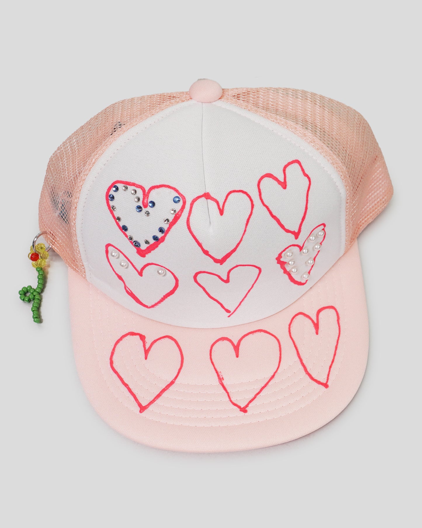 Heart Mesh Cap