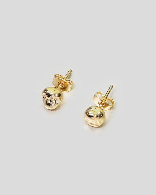 Charm Stud Earring in Gold