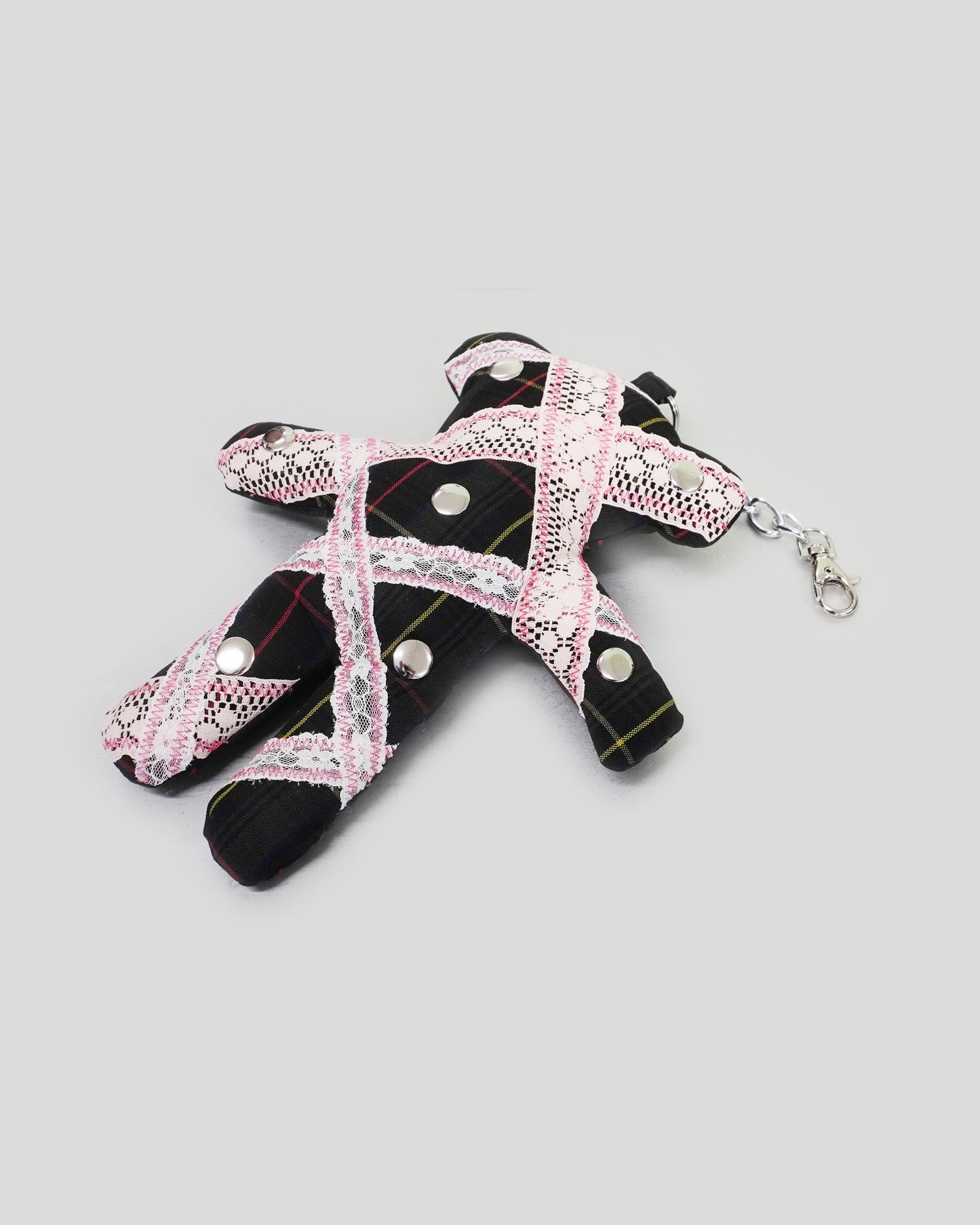 Teddy Tartan Key Chain