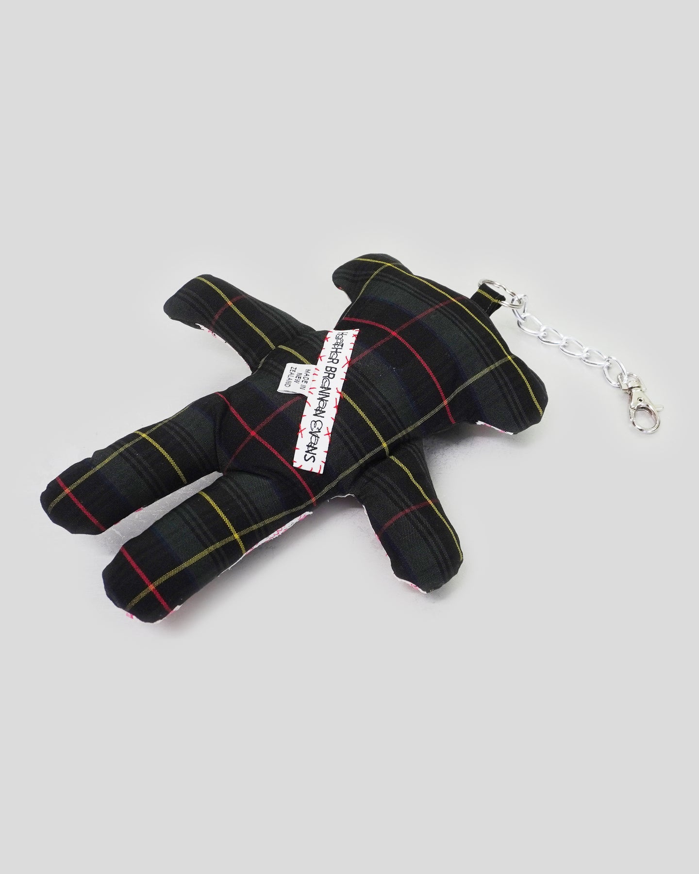 Teddy Tartan Key Chain