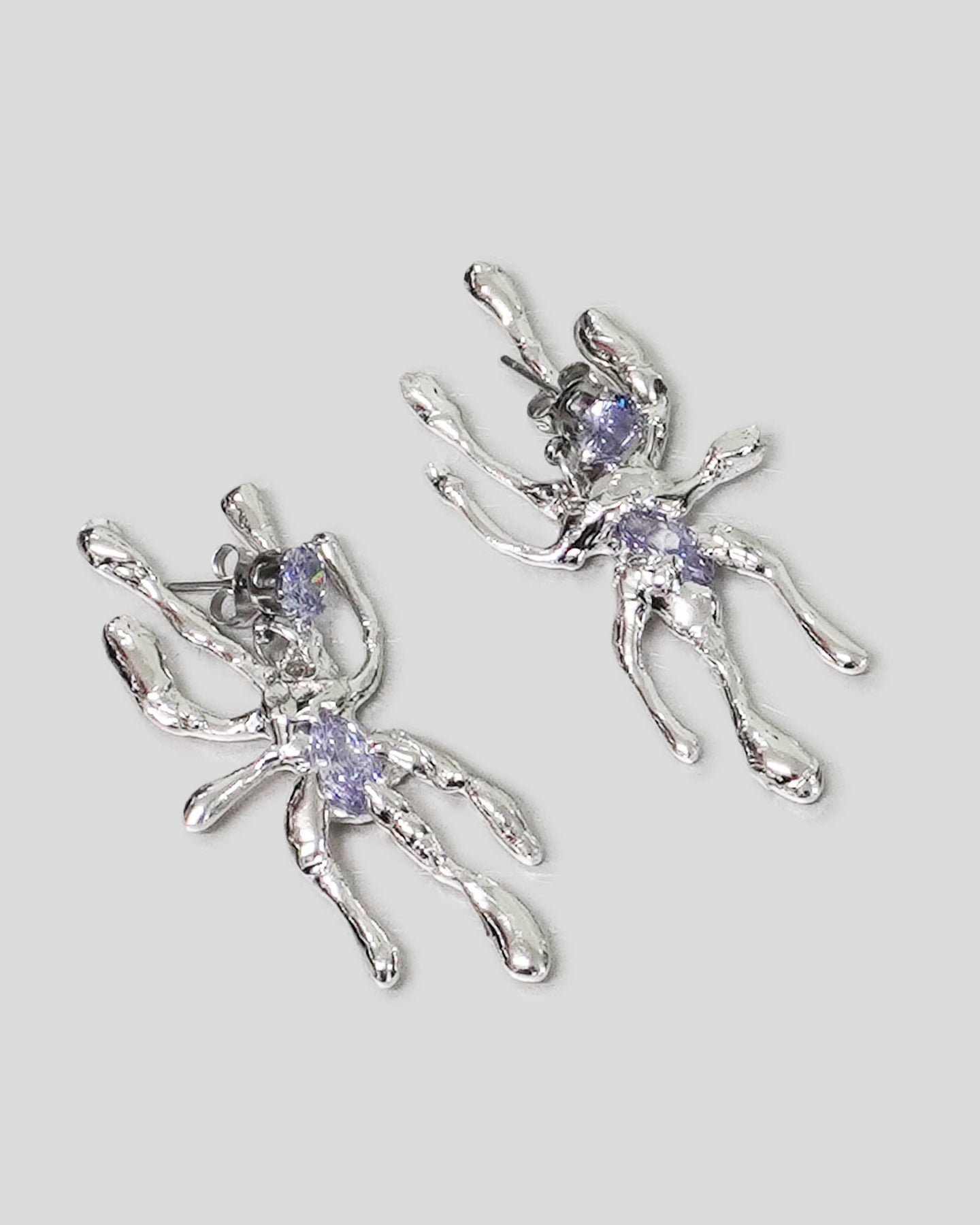 Purple Small Bug Earrings