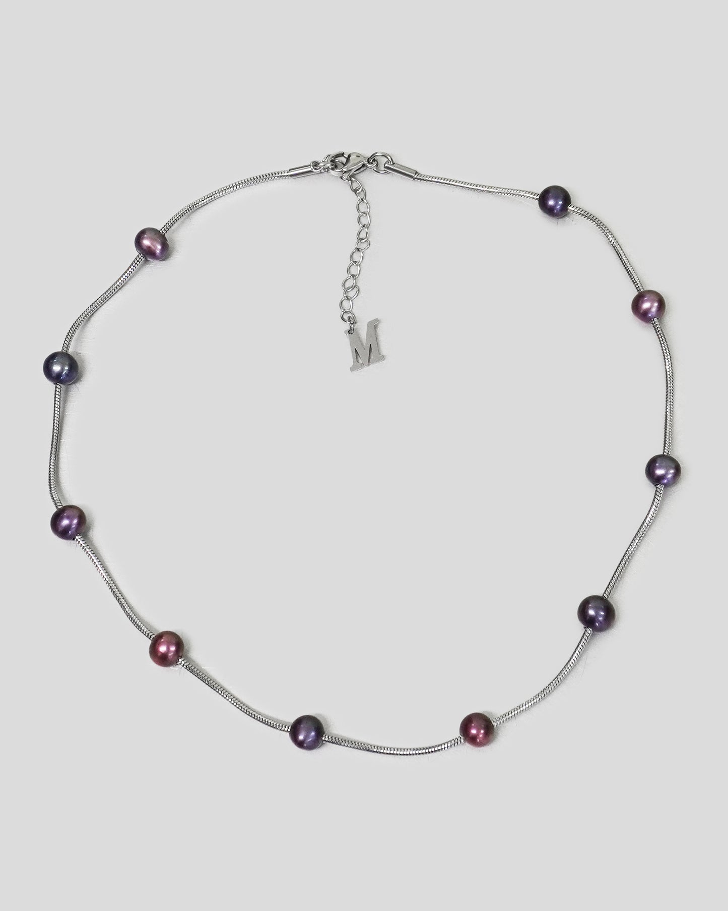 Purple Pearl Necklace