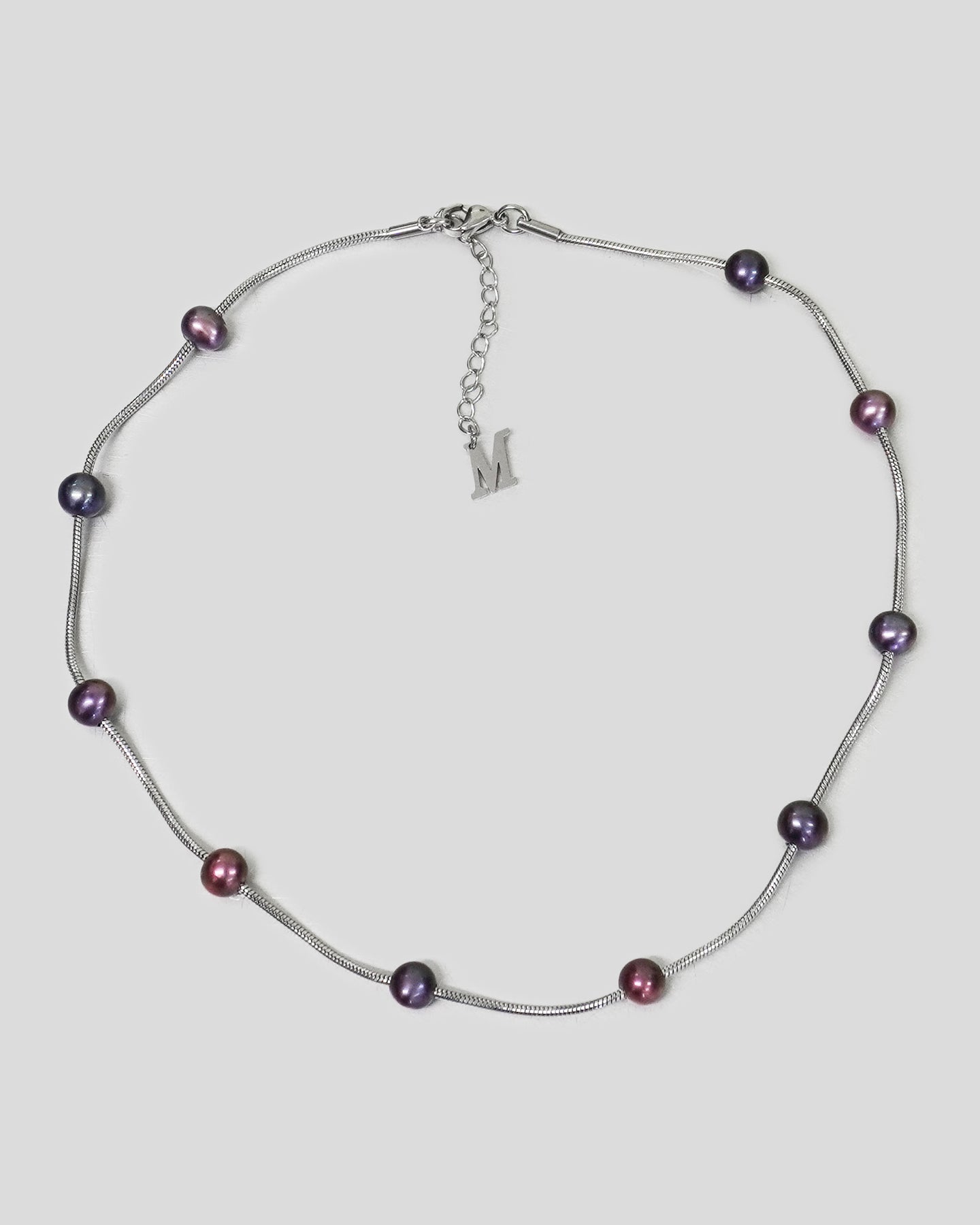 Purple Pearl Necklace