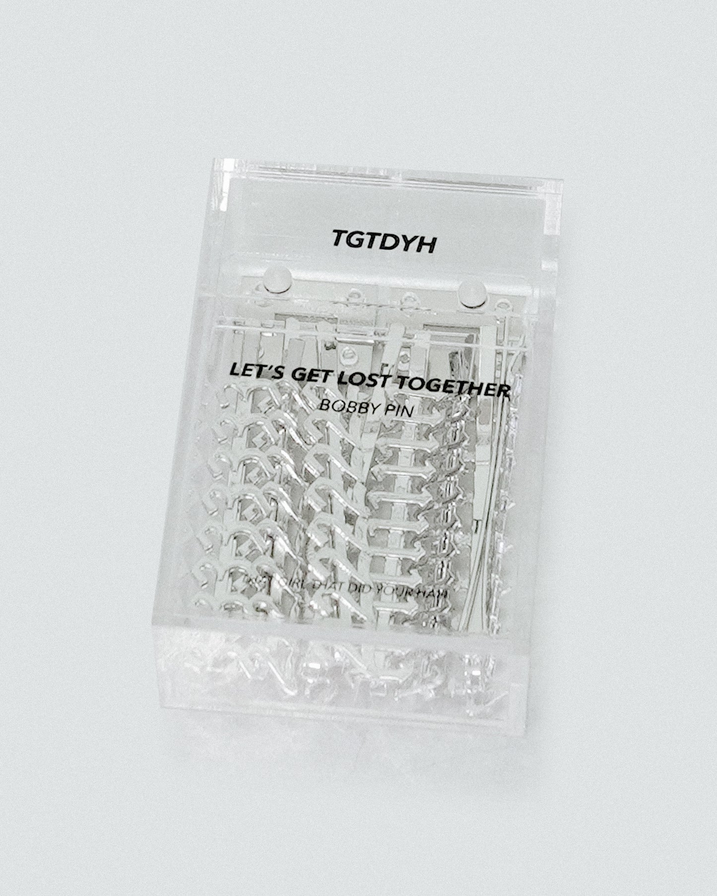 Lucky # Silver Bobby Pin Set