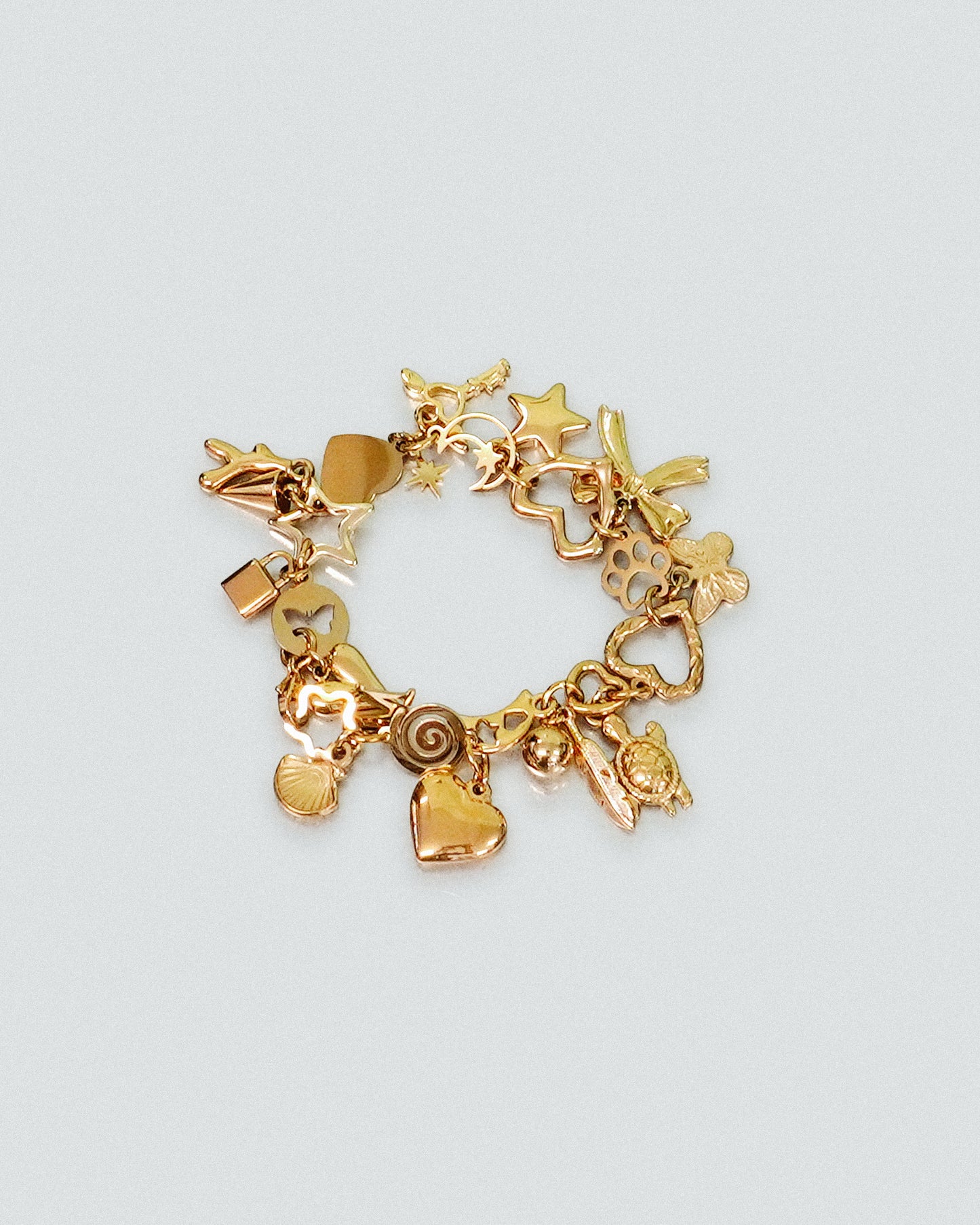 Gold Charm Bracelet