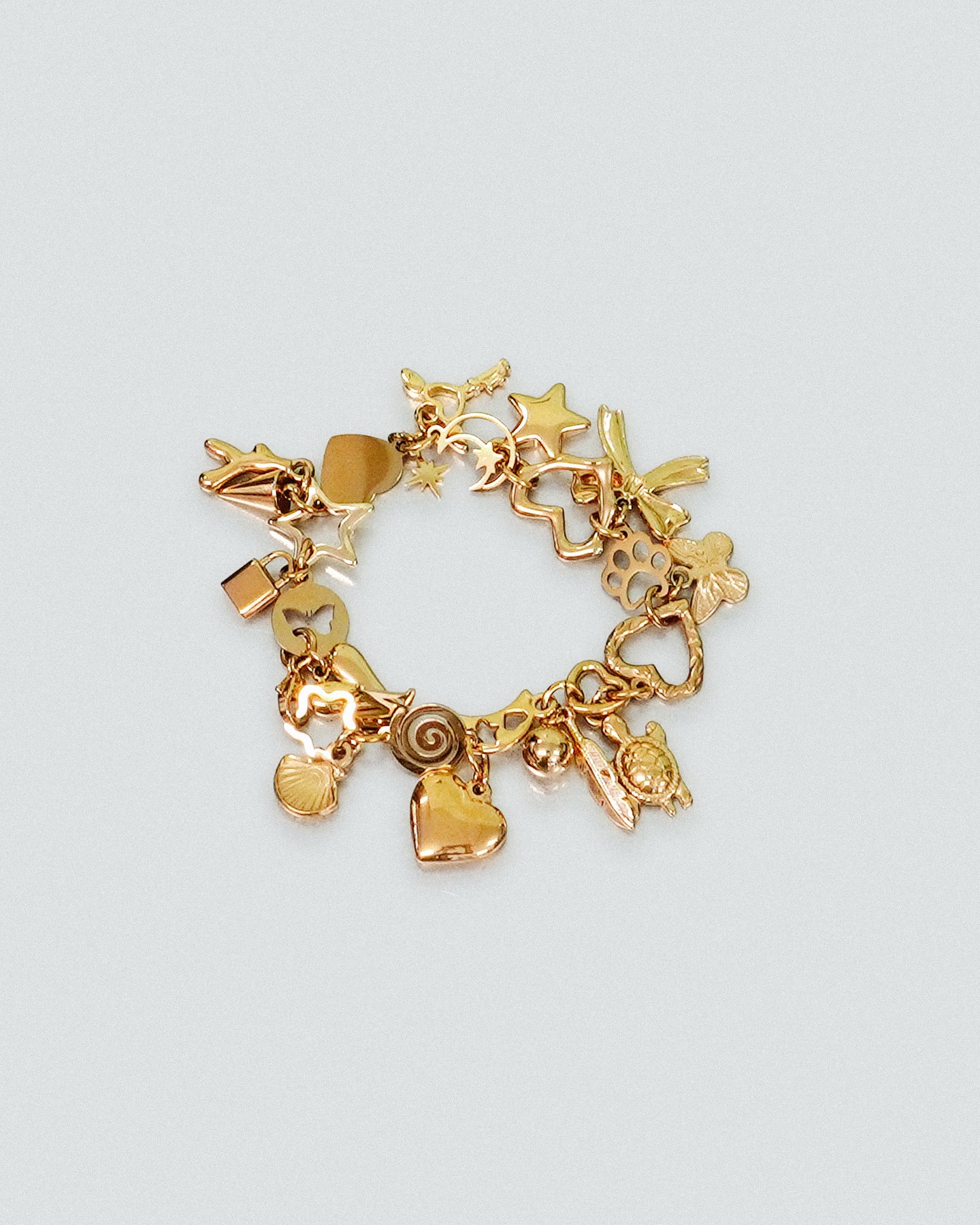 Gold Charm Bracelet