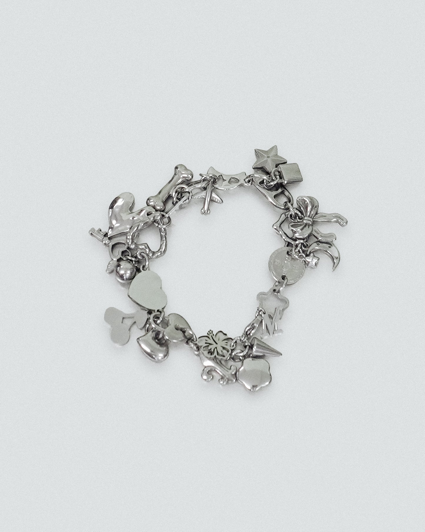 Chrome Charm Bracelet