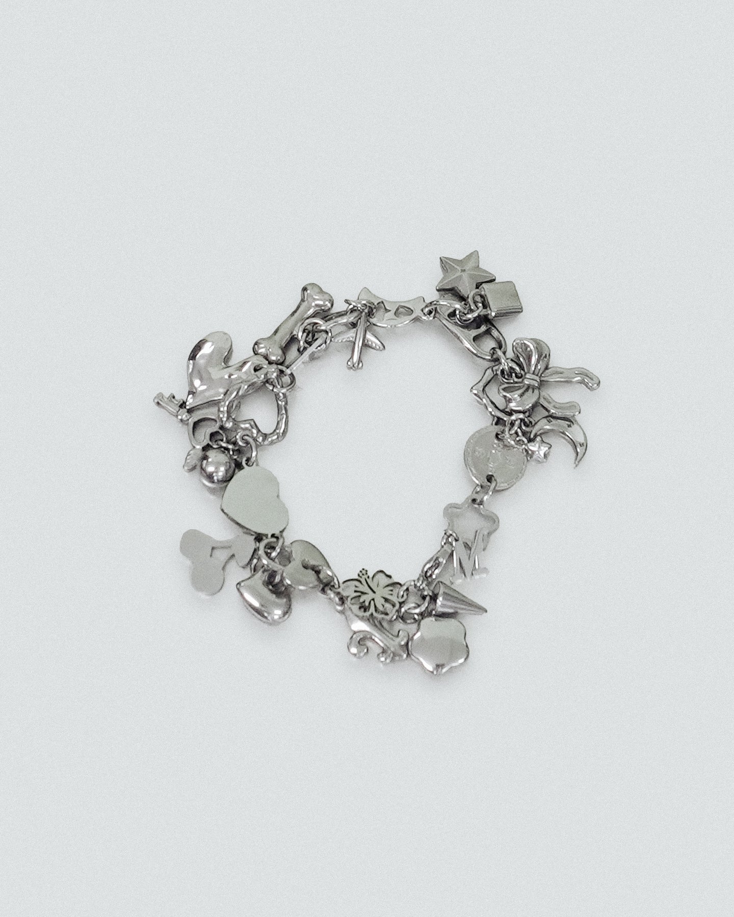 Chrome Charm Bracelet