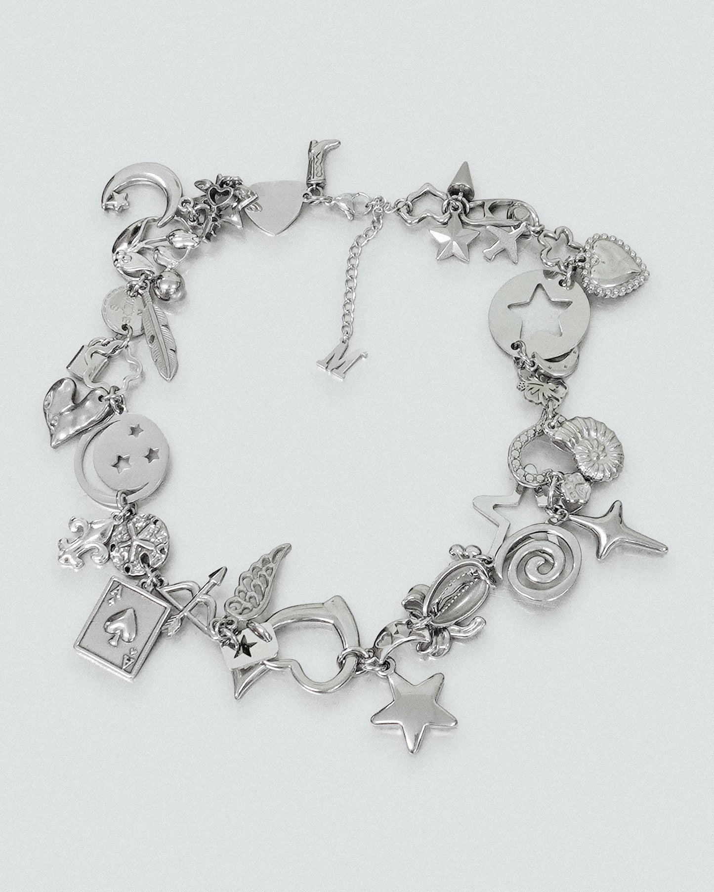 Chrome Charm Necklace