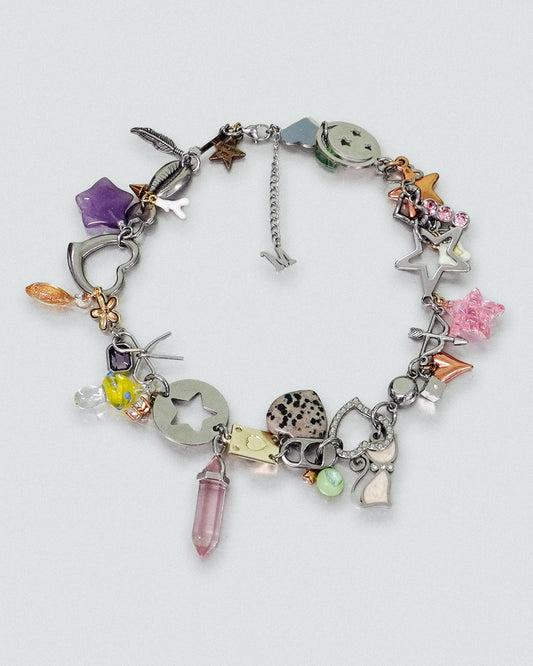 Purple Pet Charm Necklace