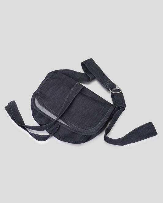 Denim Crossbody Messenger Bag