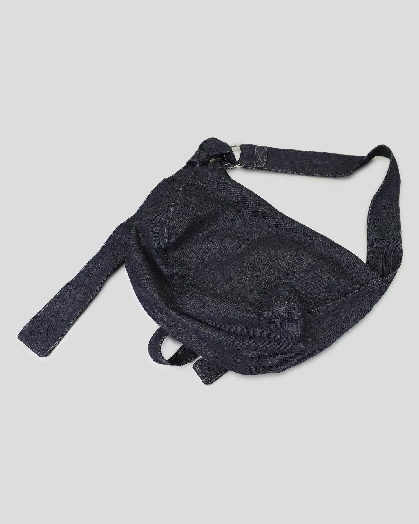 Denim Crossbody Messenger Bag