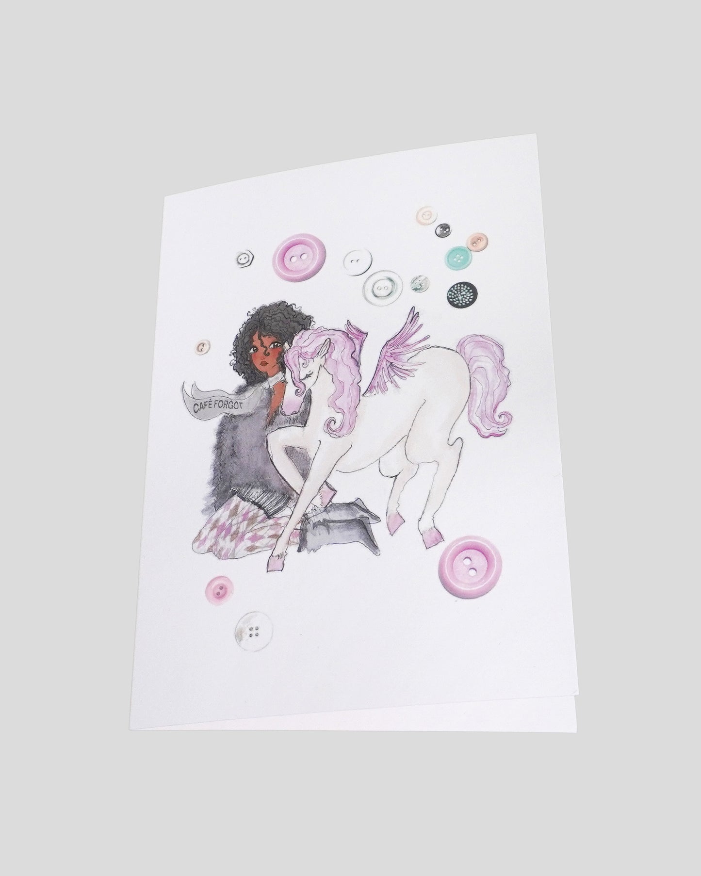 Unicorn Holiday Card