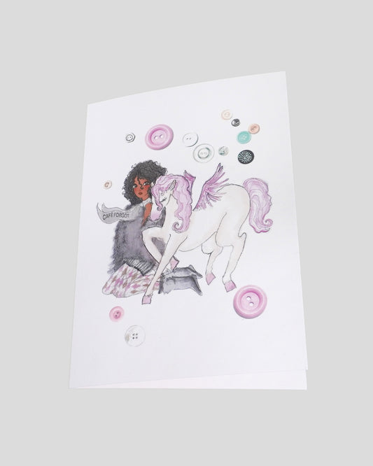 Unicorn Holiday Card