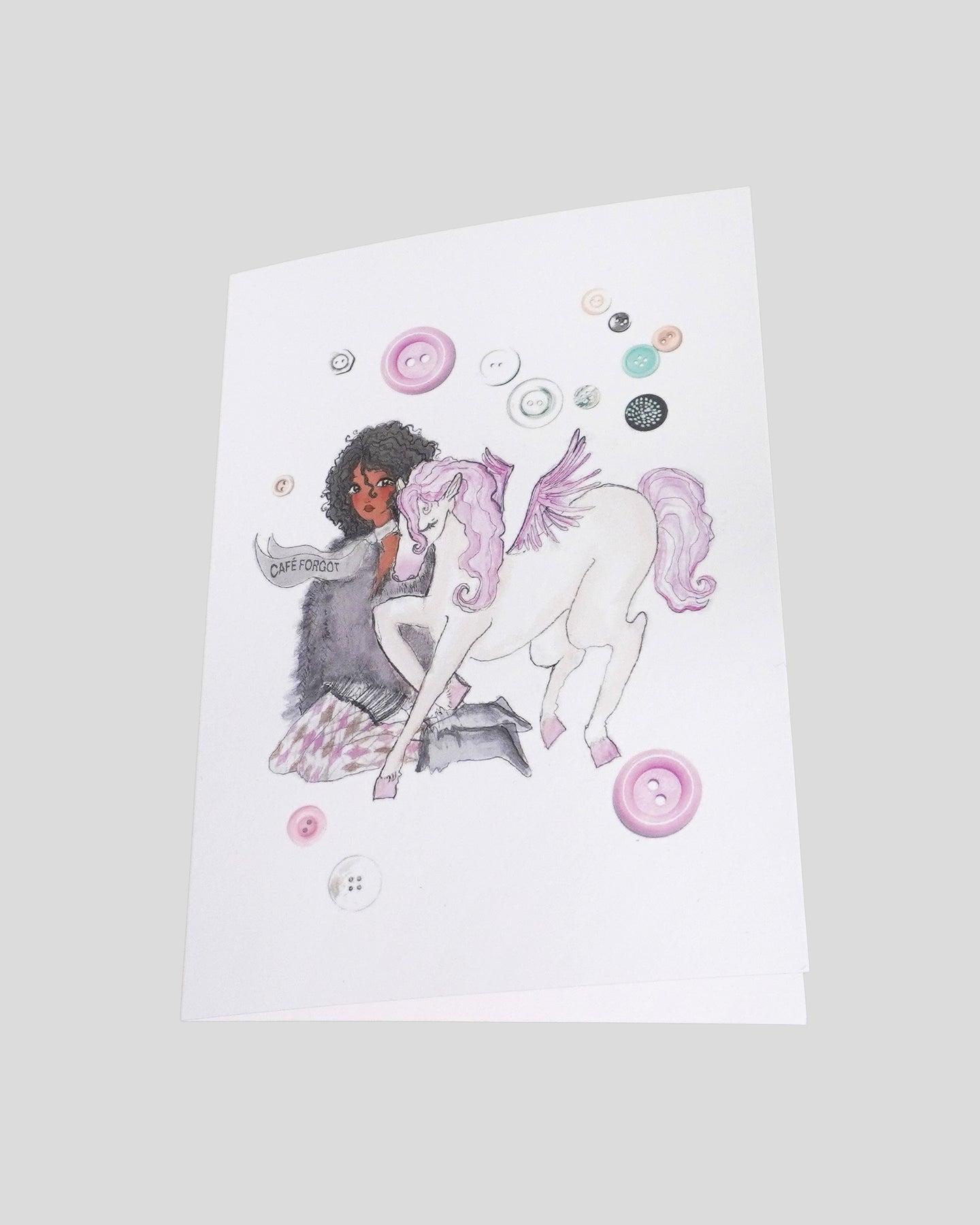 Unicorn Holiday Card