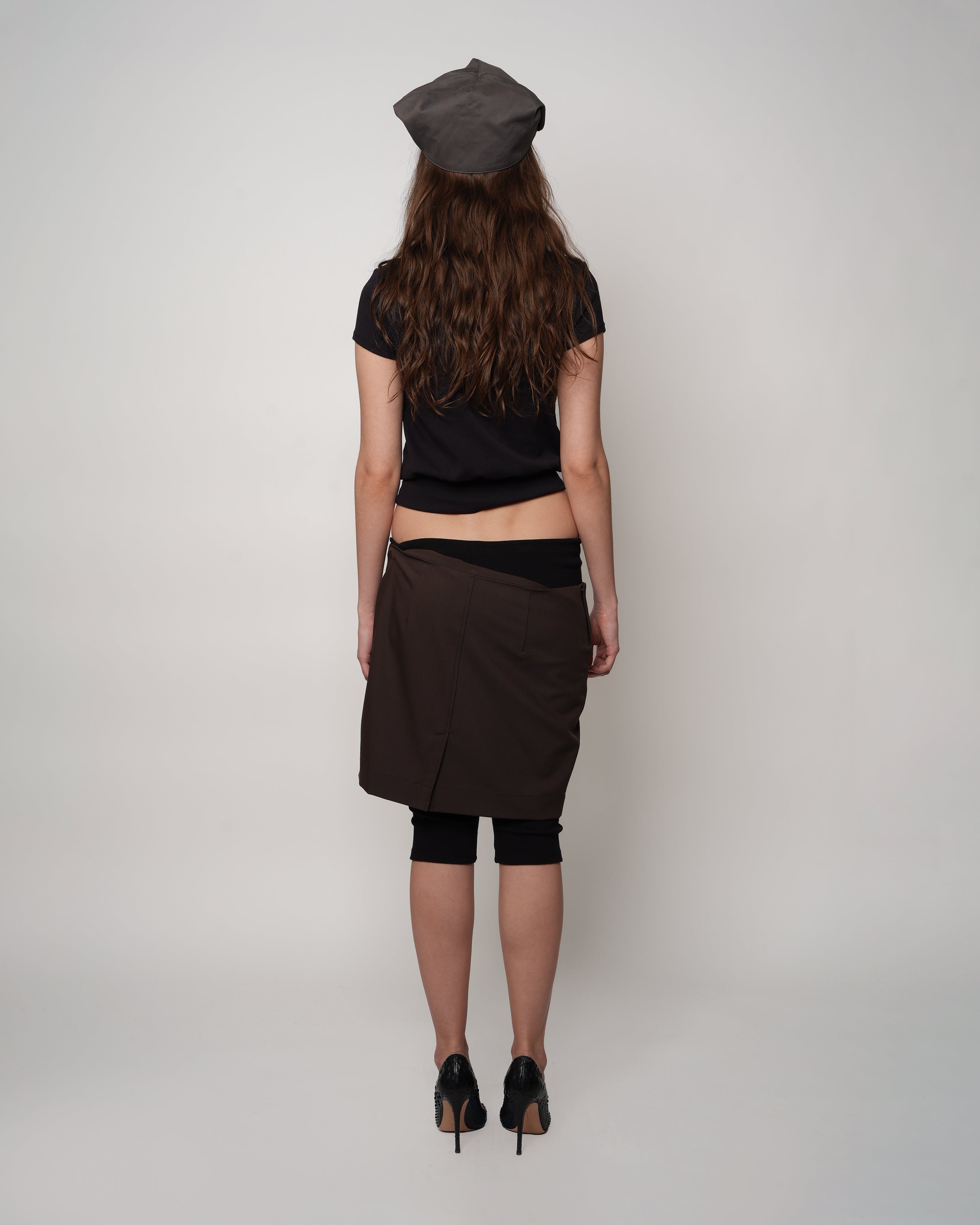 Brown Busy Co Pants Skirt