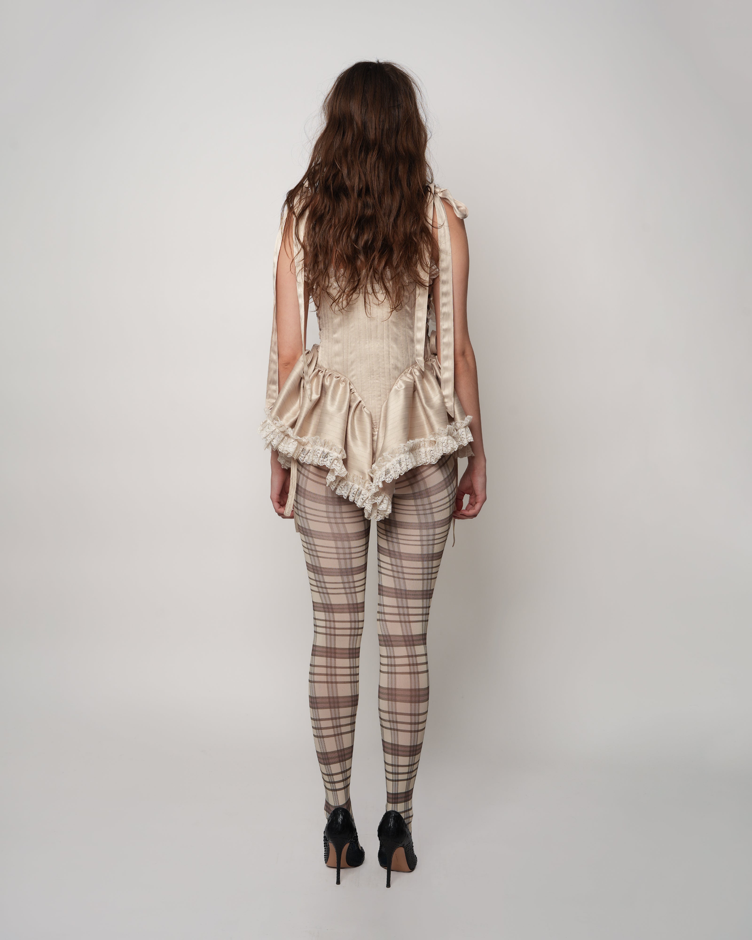 Adorned Mia Dress in Champagne