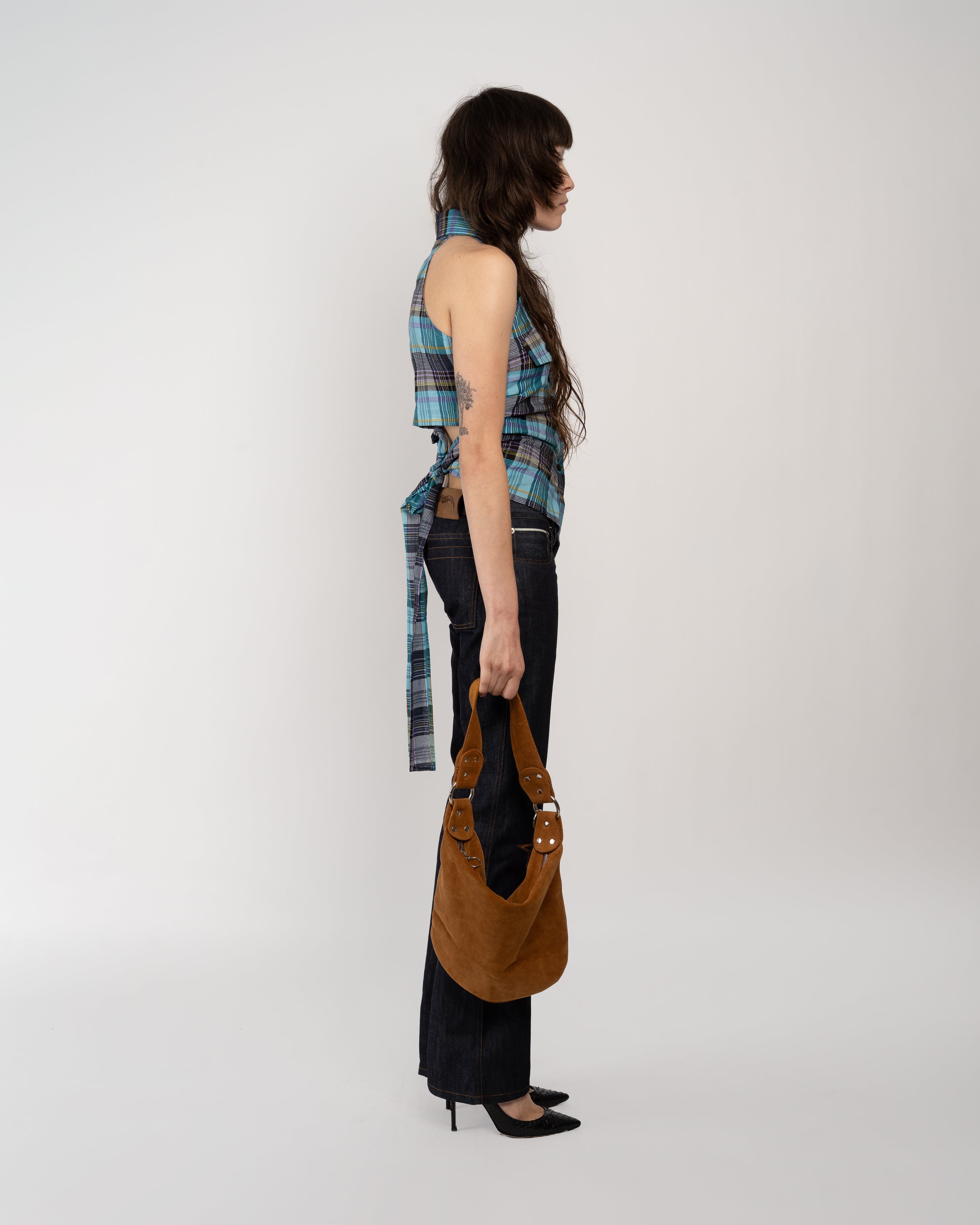 Lola Halter Shirt in Blue