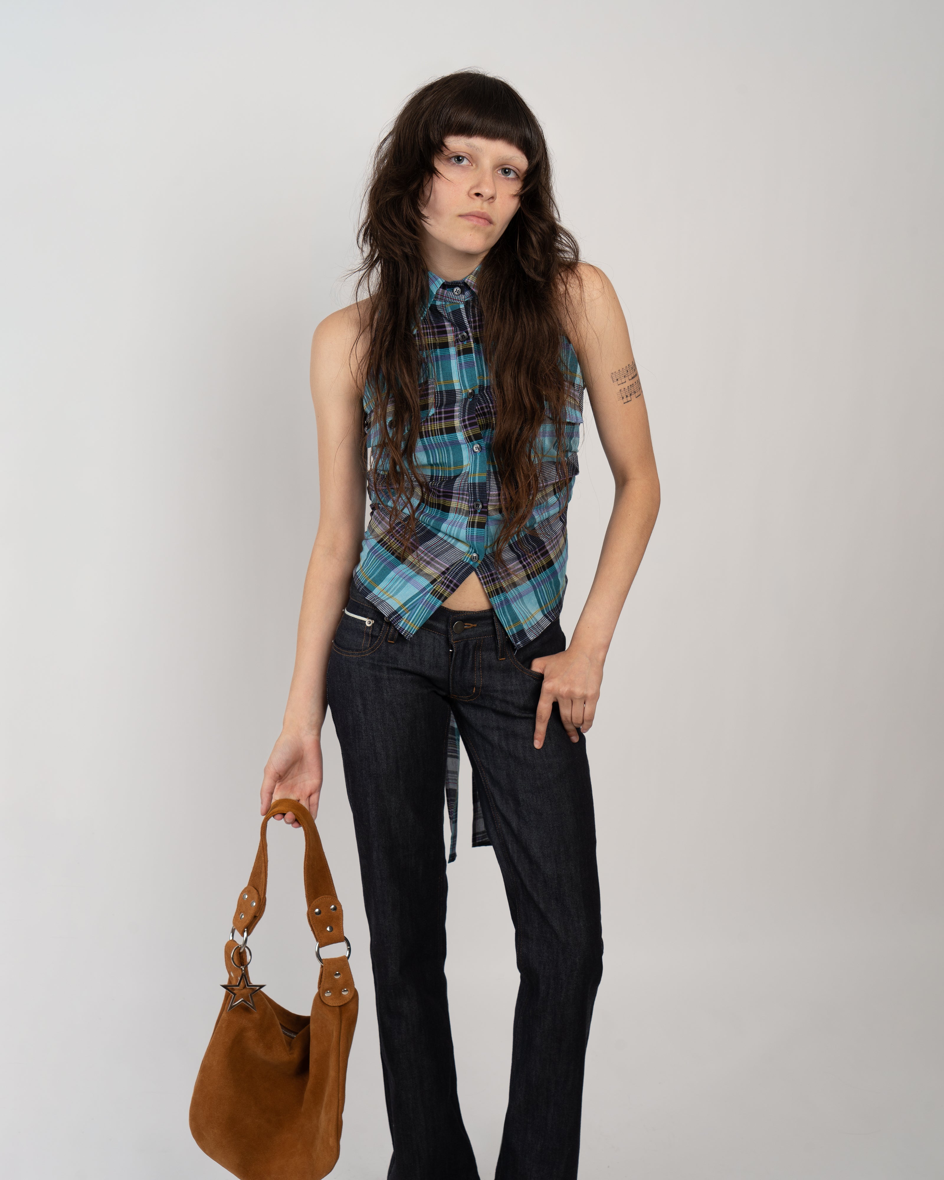 Star Bag in Brown Suede