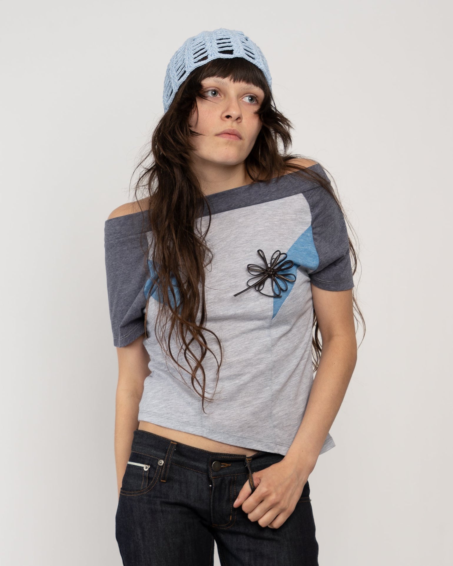Area Top in Grey