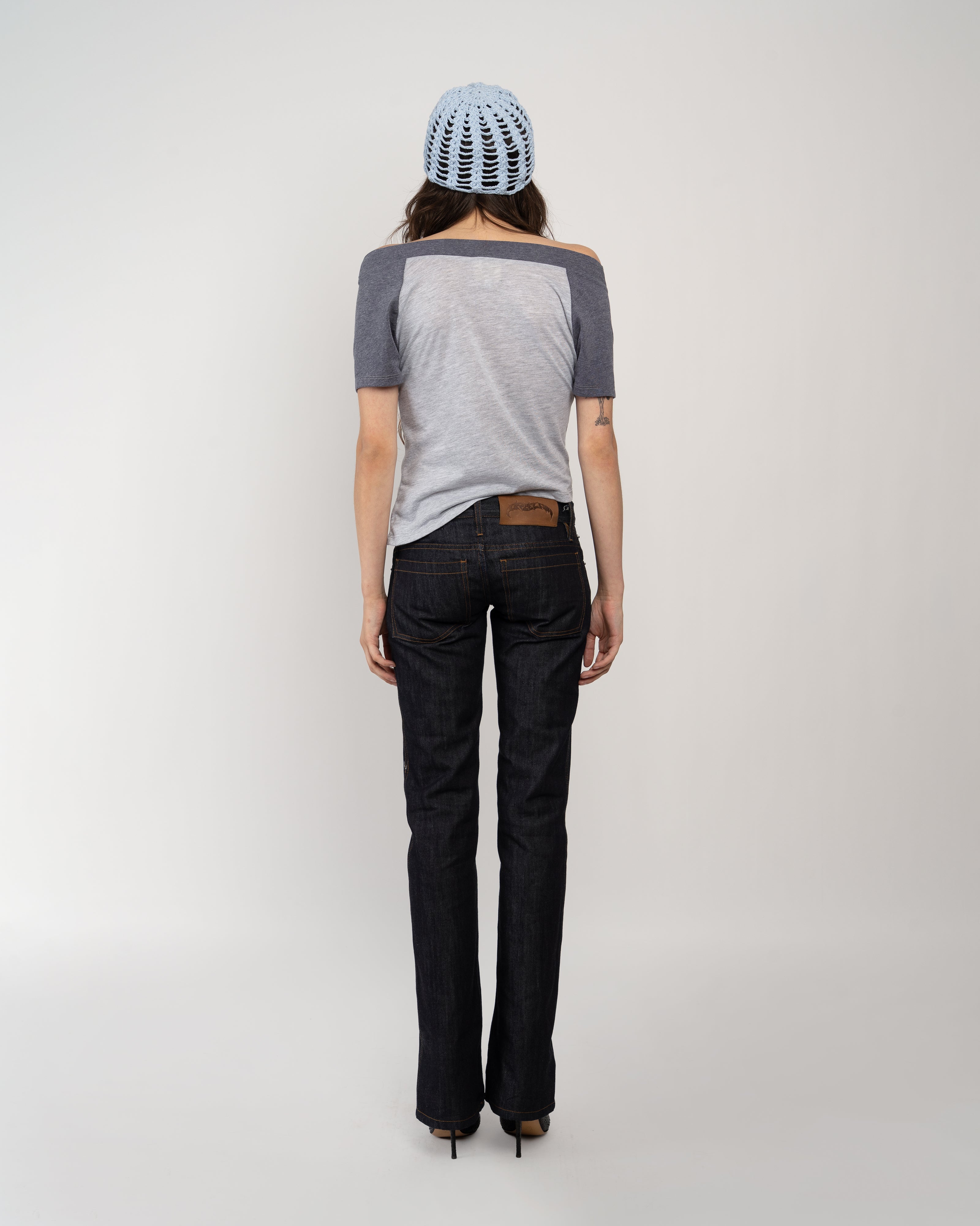 Low Rise Women's Origami Denim Jeans
