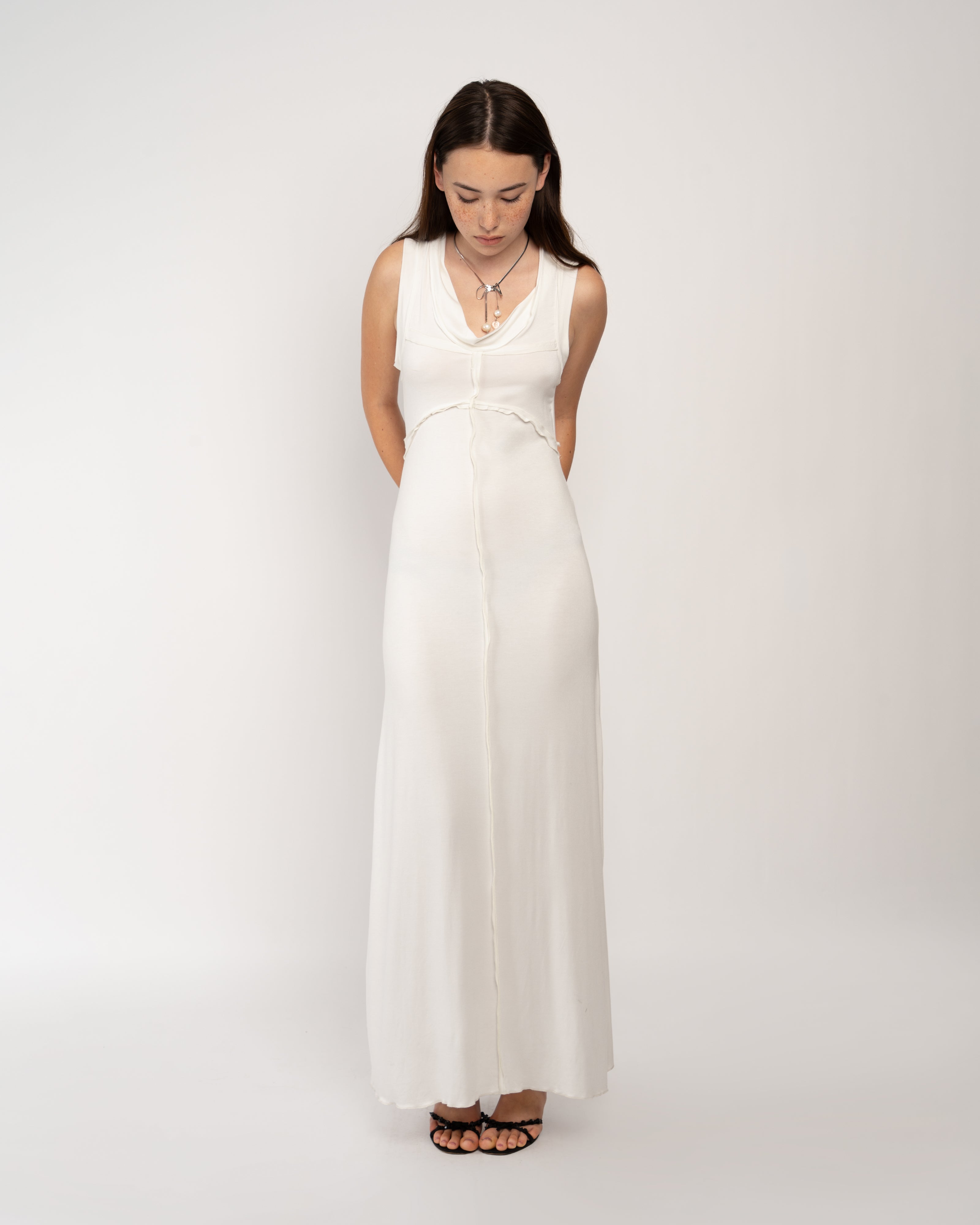Isolde Dress White