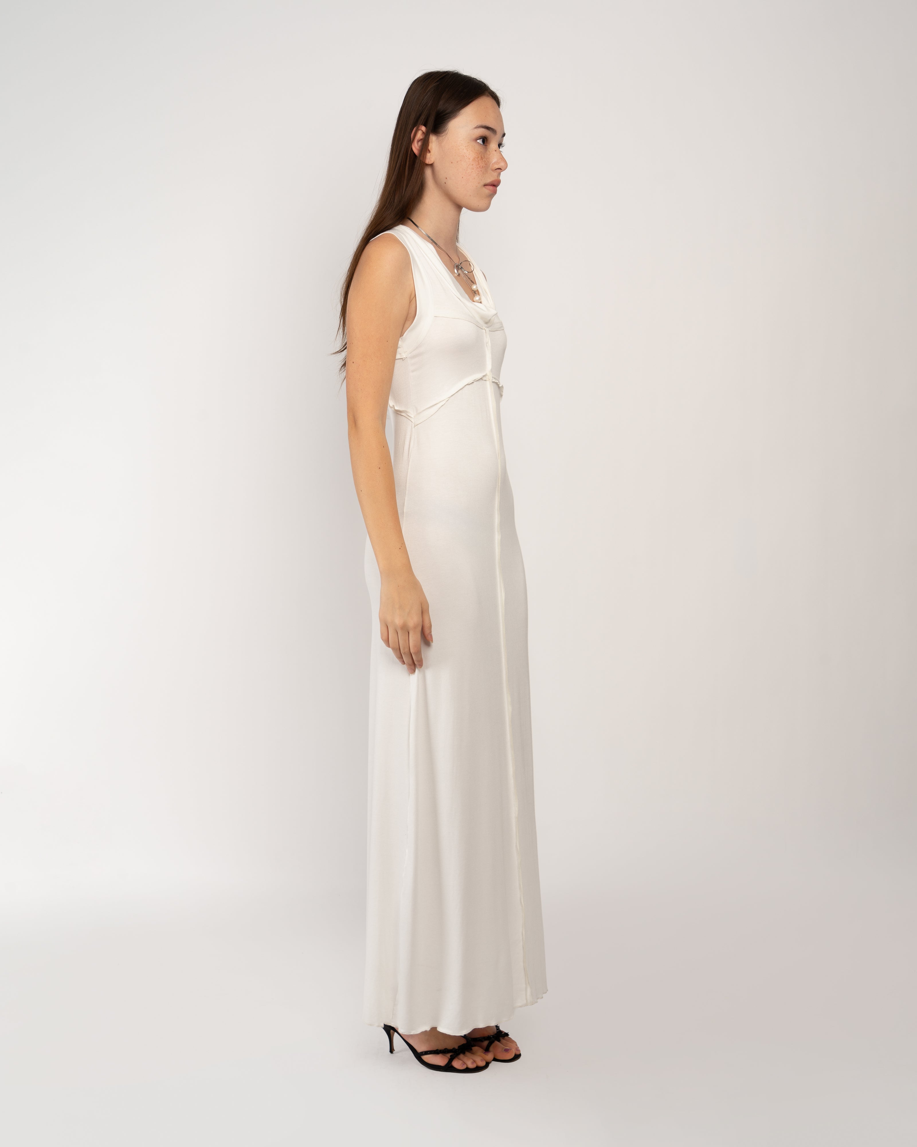 Isolde Dress White