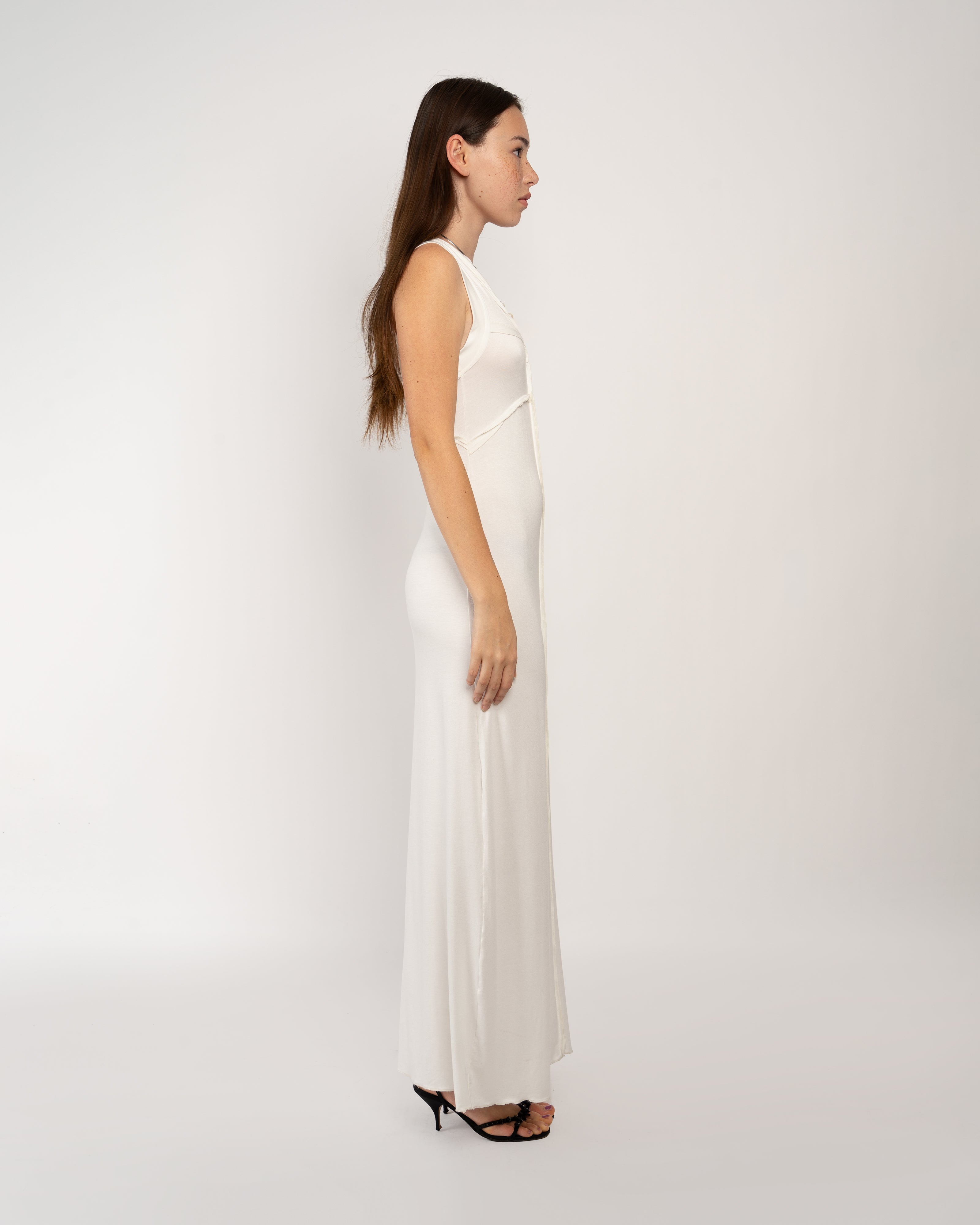 Isolde Dress White