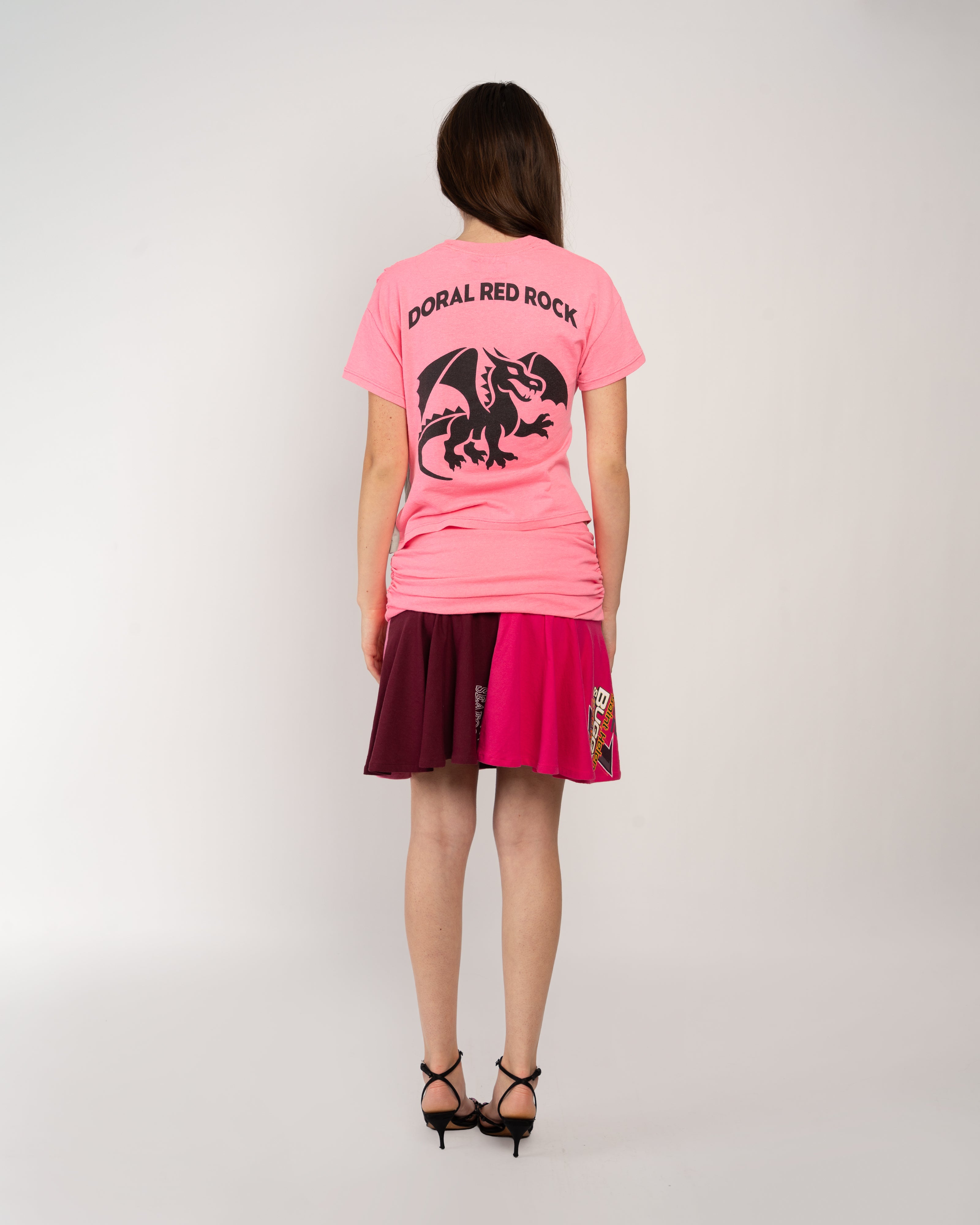 Tornado Top in Pink and Grey