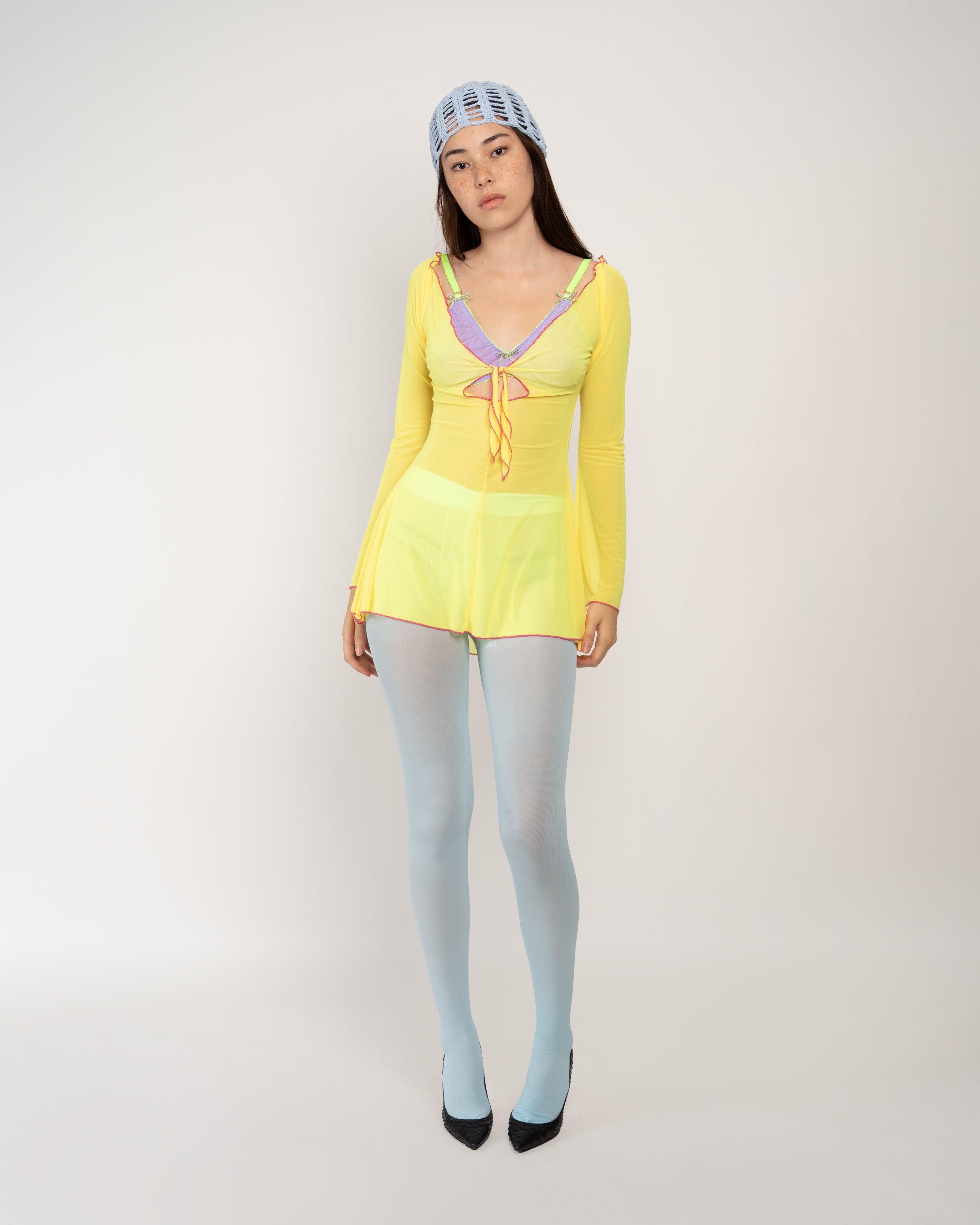 Lemon Babydoll Dress
