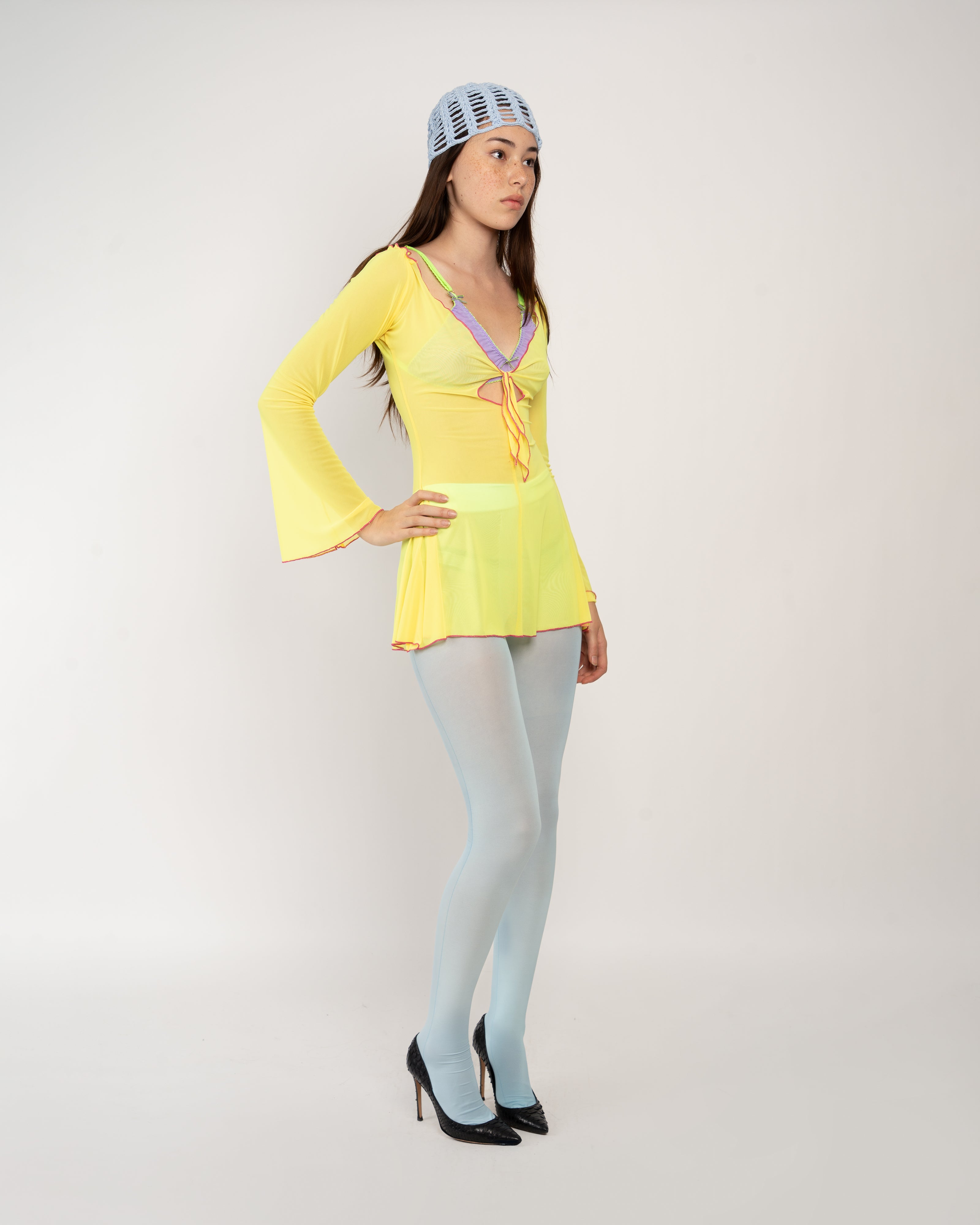 Lemon Babydoll Dress