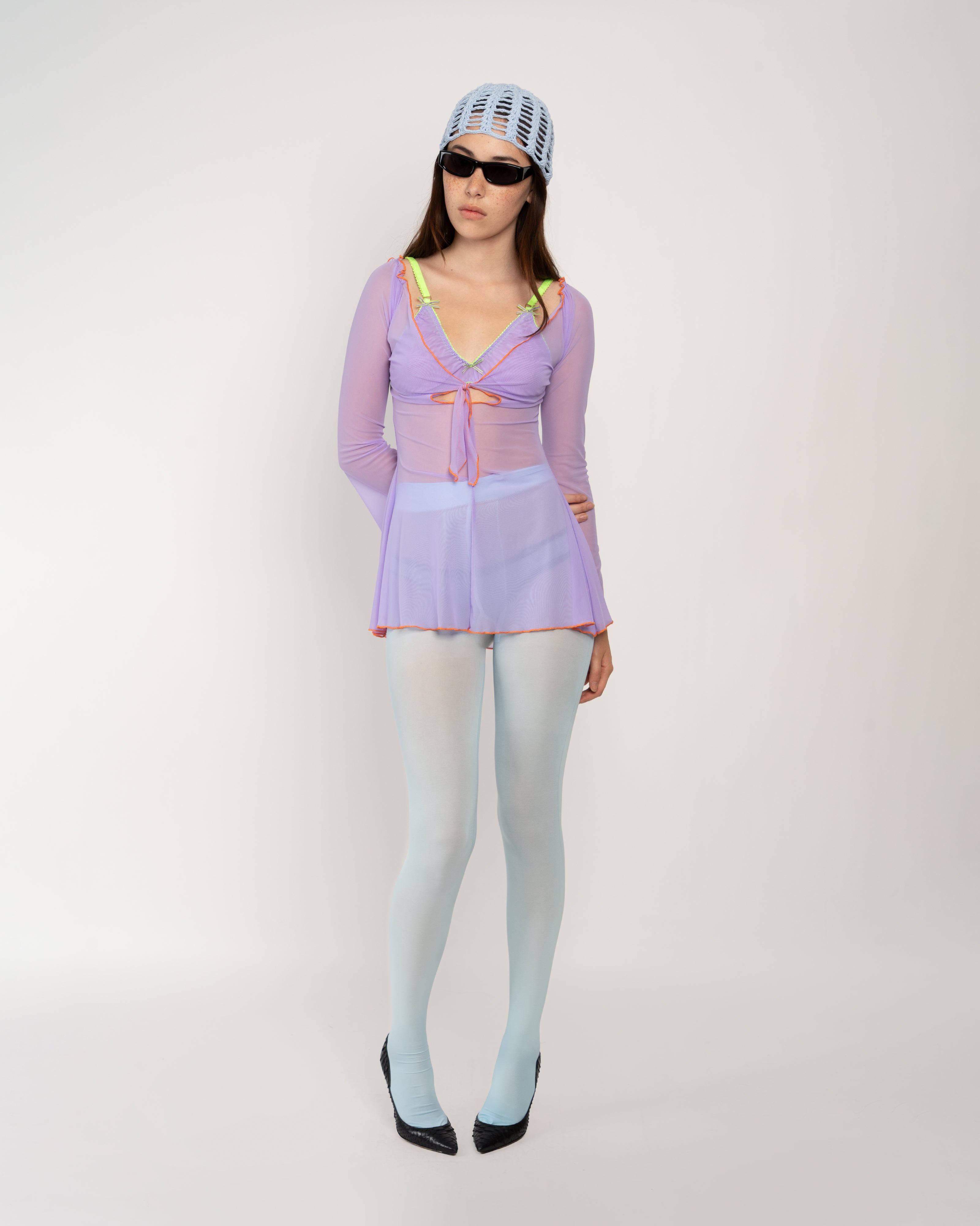 Lavender Babydoll Dress