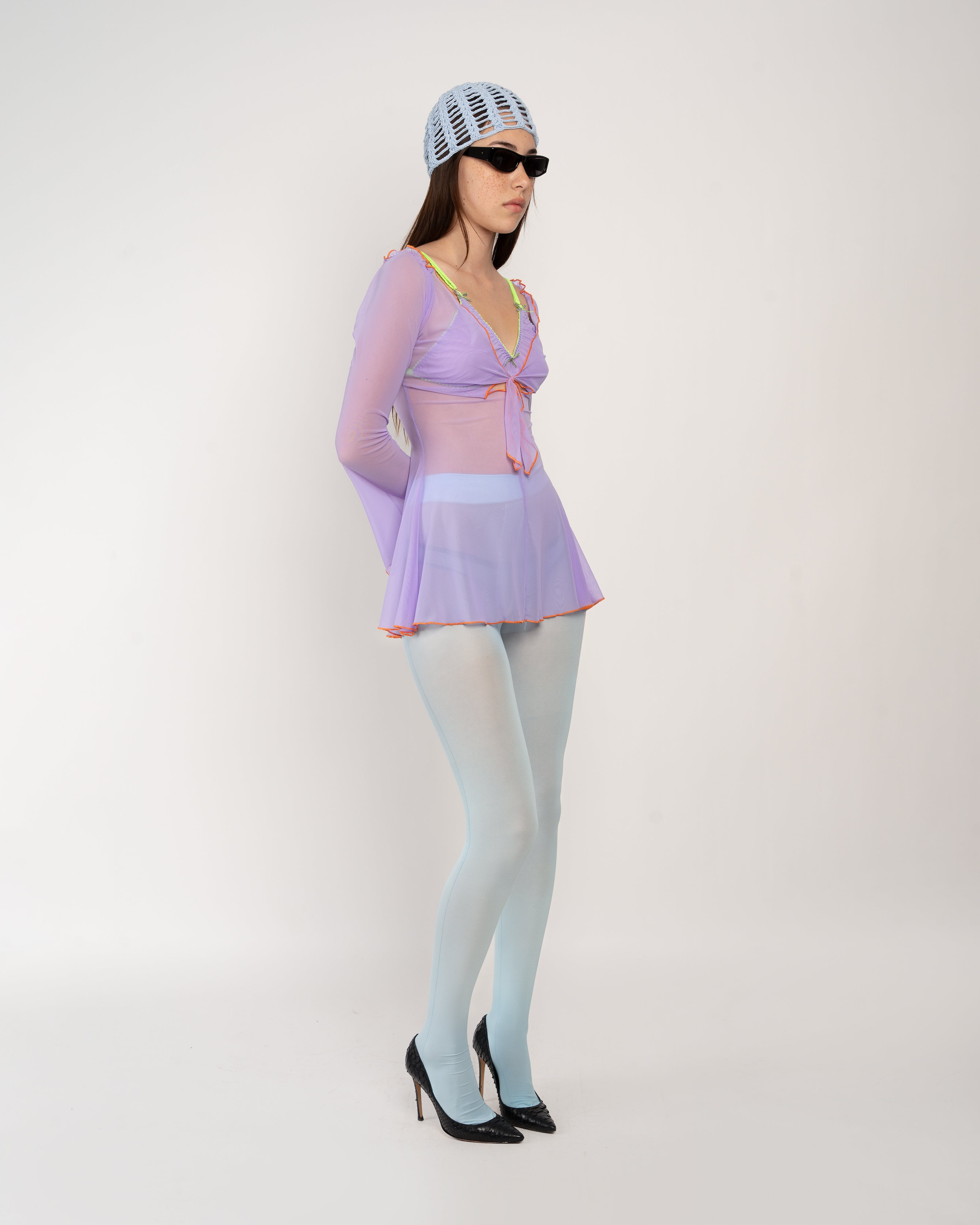 Lavender Babydoll Dress