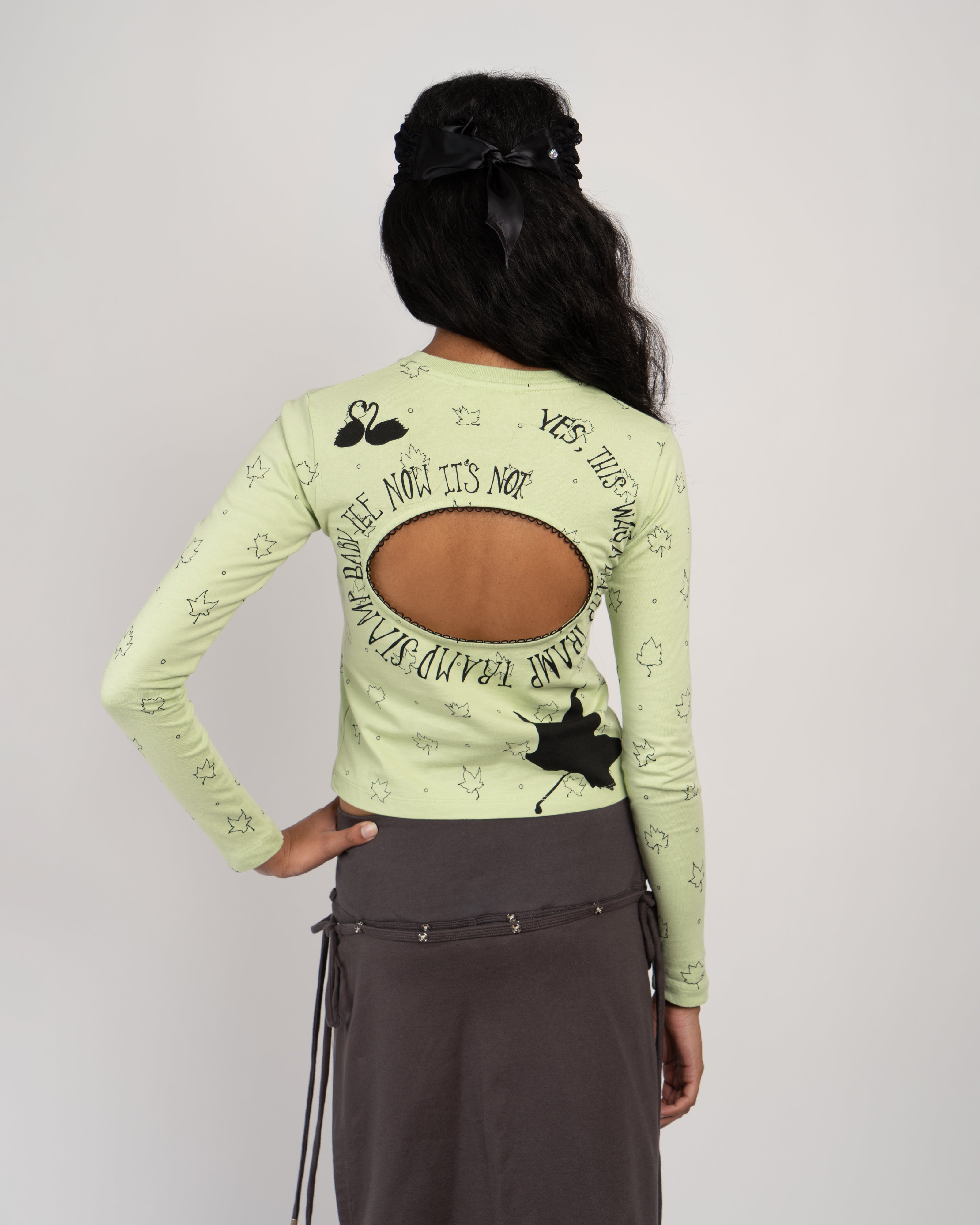 Logo Removal Long Sleeve in Green